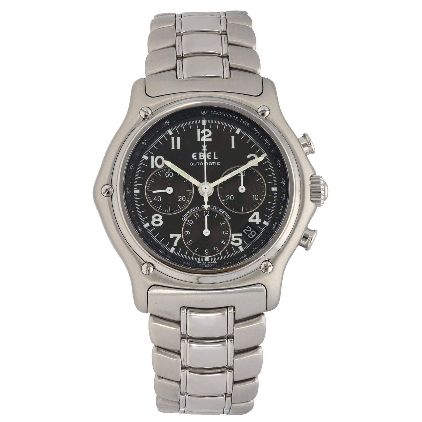 Ebel 1911 Le Modular E9137240 40mm Stainless Steel Watch