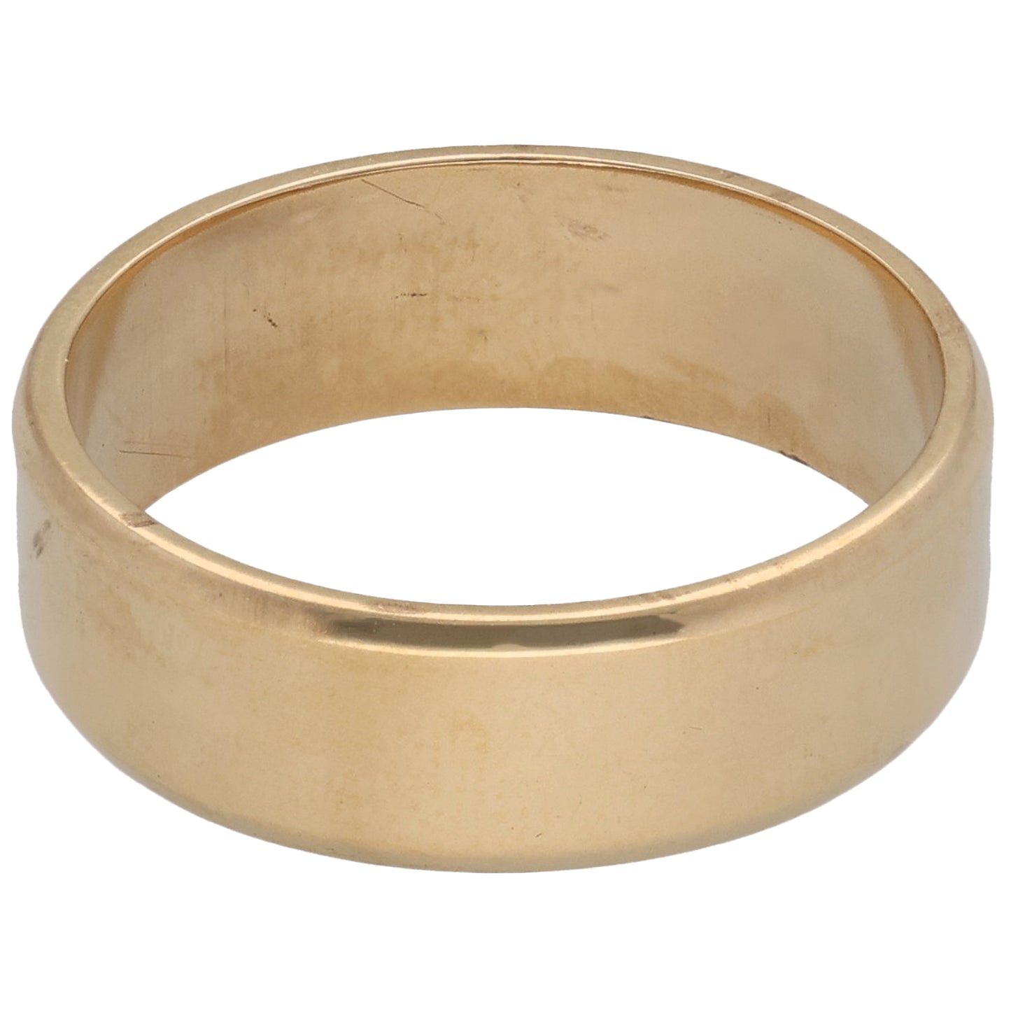 9ct Gold Plain Wedding Ring Size W