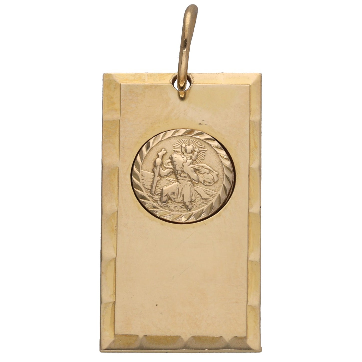 9ct Gold St Christopher Pendant