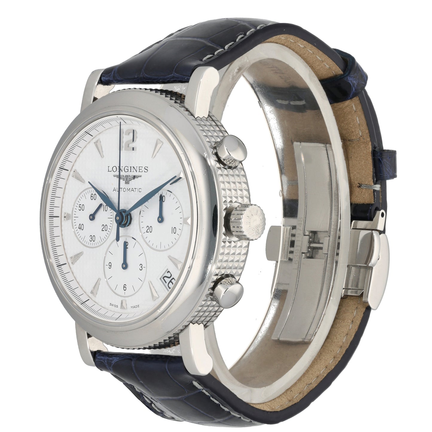 Longines Clous de Paris L2.704.4 44mm Stainless Steel Watch