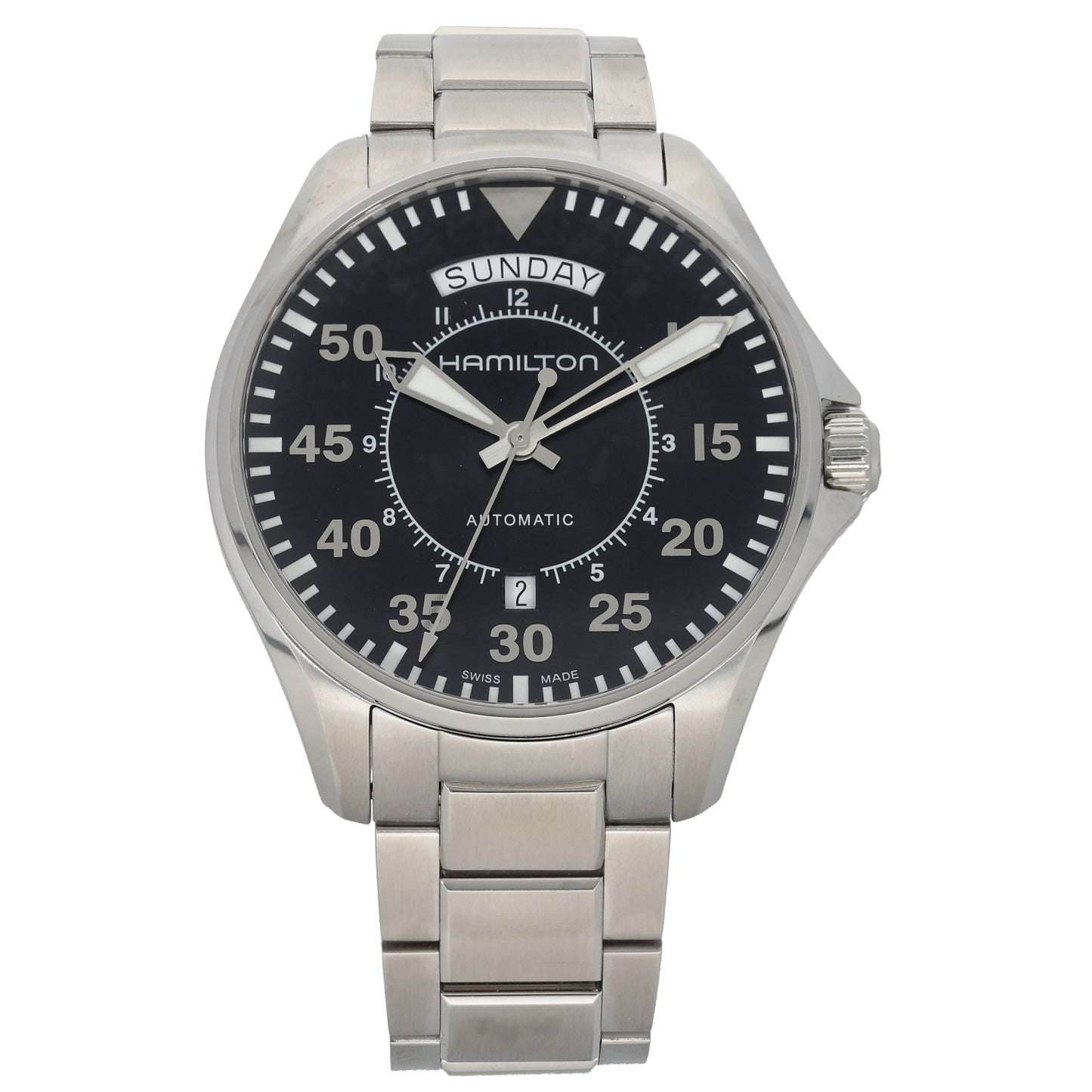 Hamilton Khaki Aviation H646150 42mm Stainless Steel Watch
