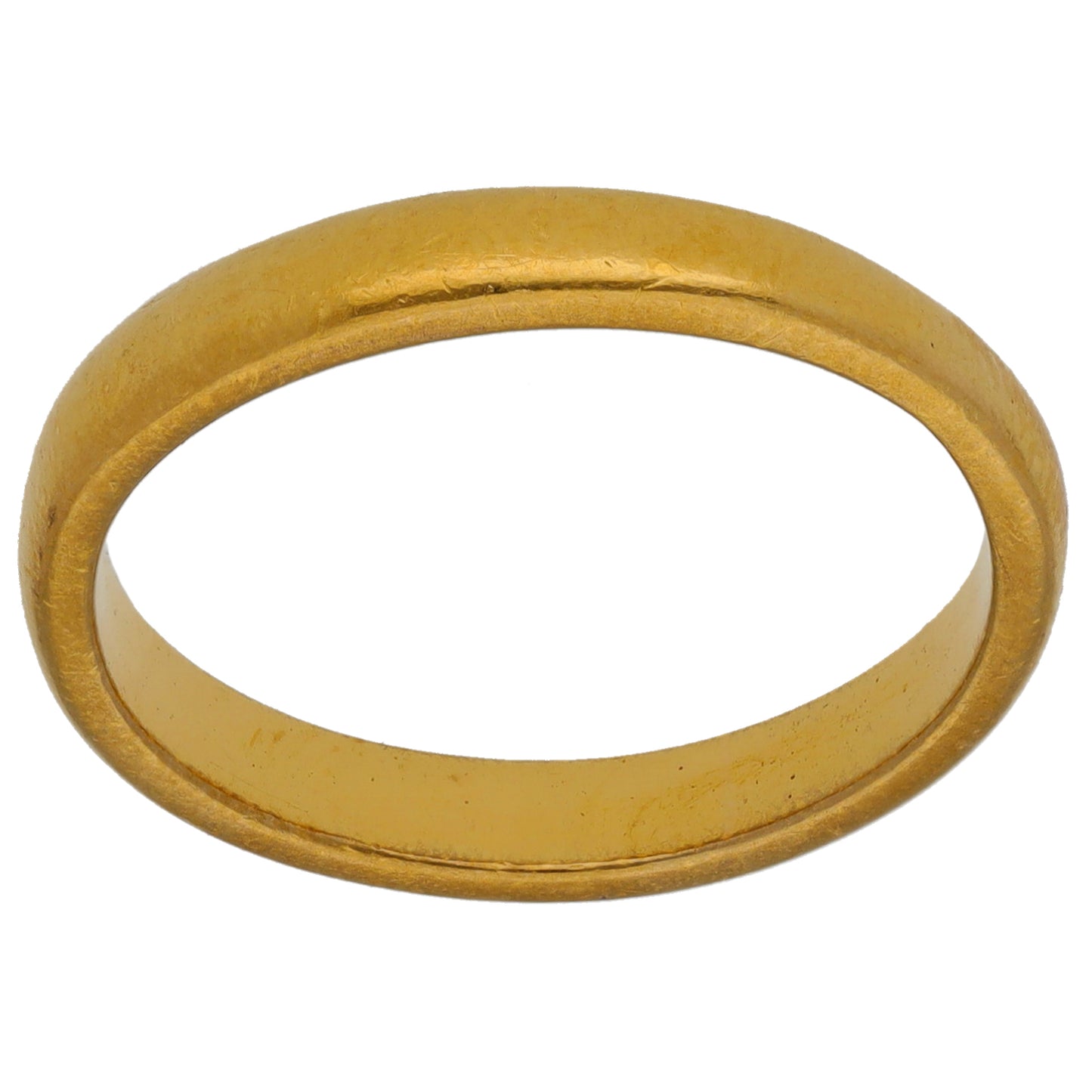22ct Gold Plain Wedding Ring Size M