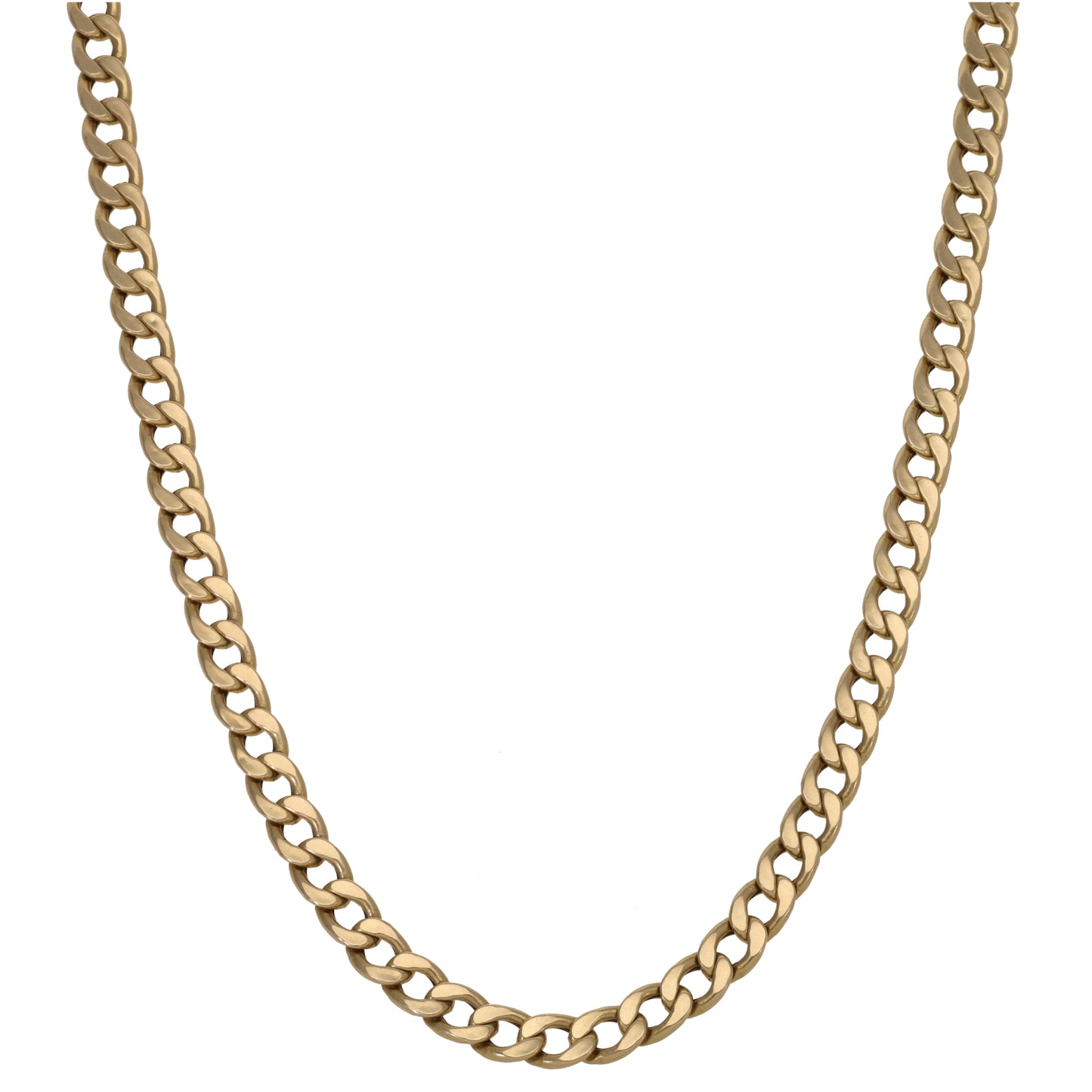9ct Gold Curb Chain 24"