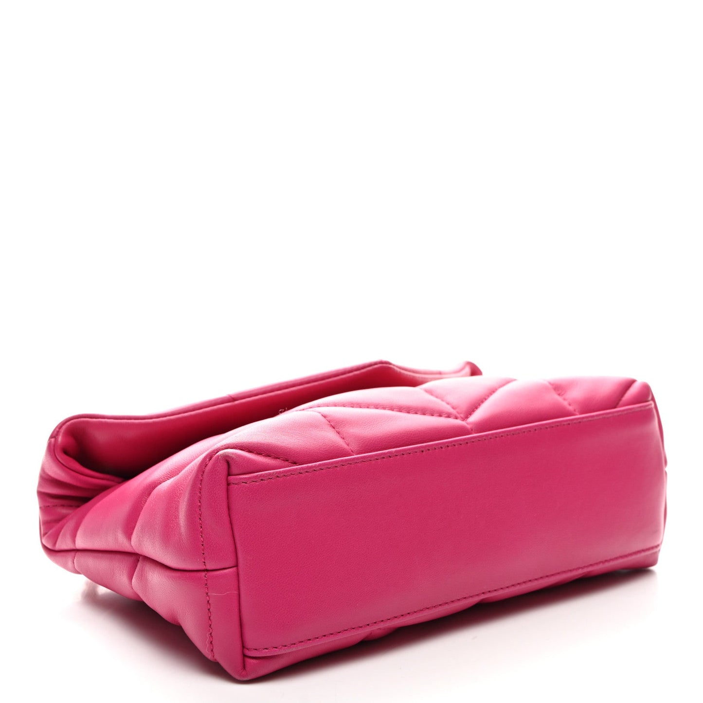 Yves Saint Laurent Loulou Puffer Leather Bag - Bubblegum