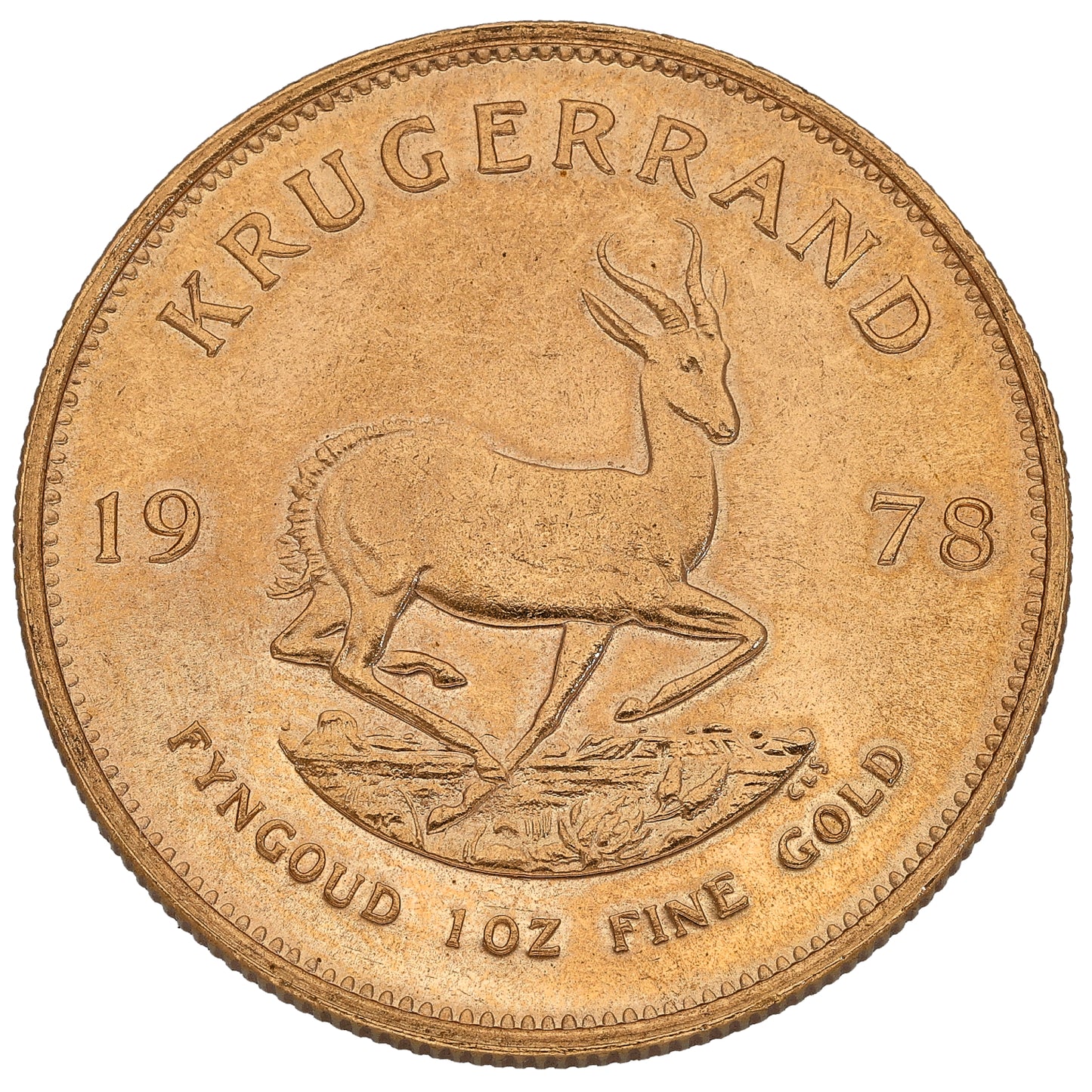 22ct Gold 1 OZ Krugerrand Coin 1978
