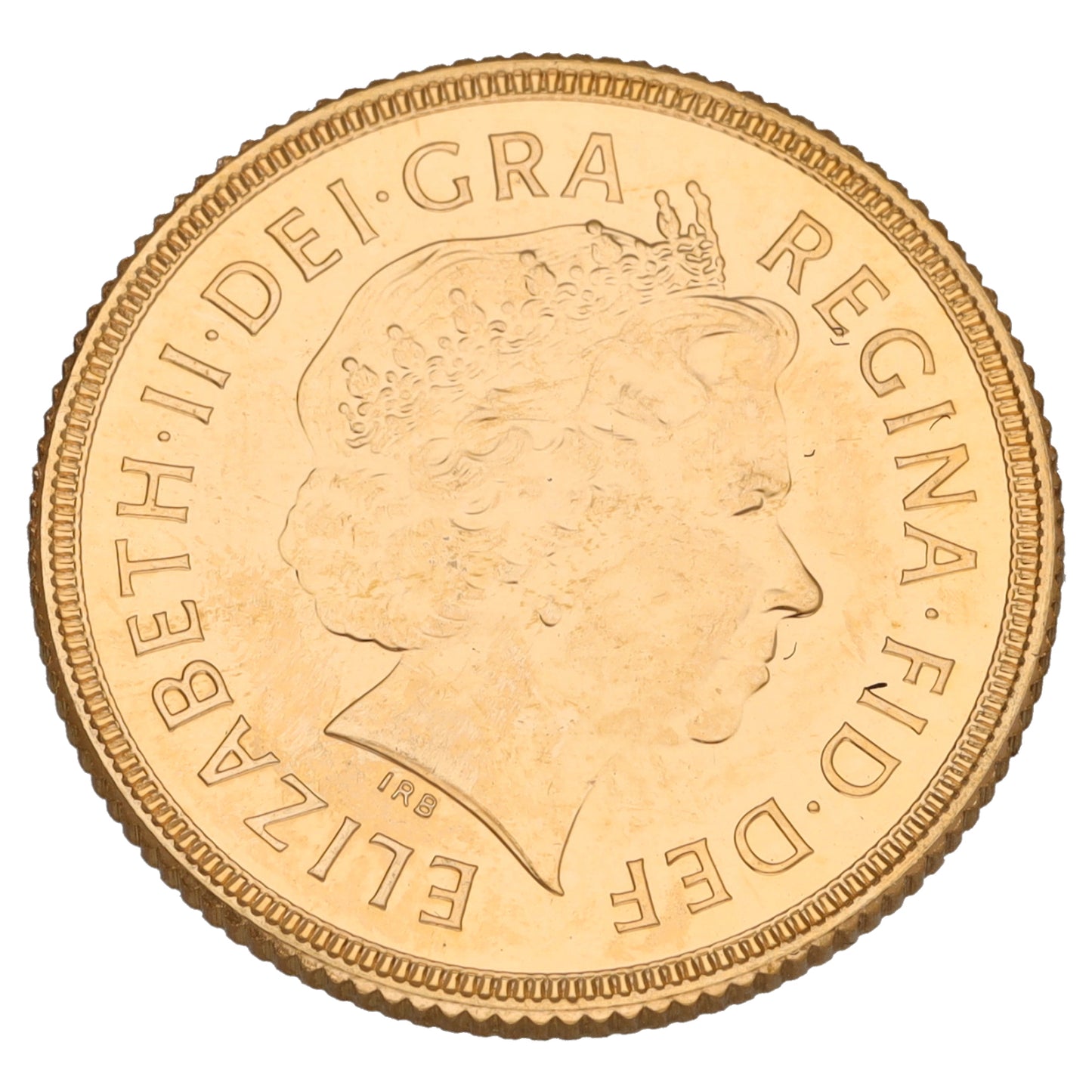 22ct Gold Queen Elizabeth II Full Sovereign Coin 2002