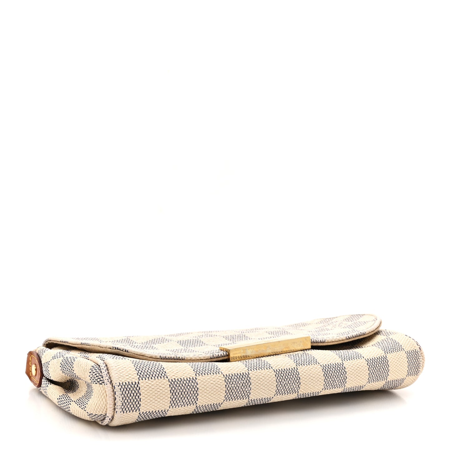 Louis Vuitton Favorite MM Damier Azur Coated Canvas Bag - White
