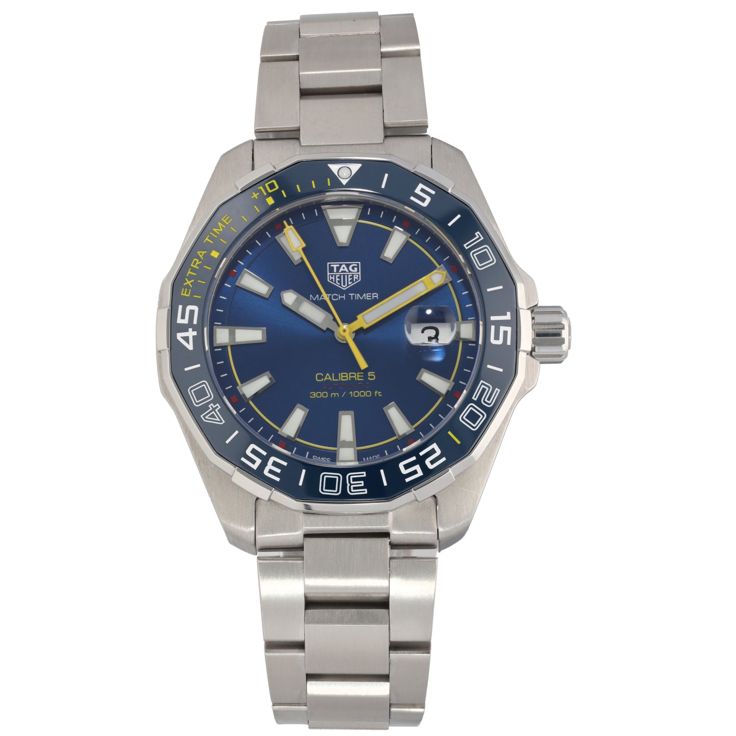 Tag Heuer Aquaracer WAY201H 43mm Stainless Steel Watch