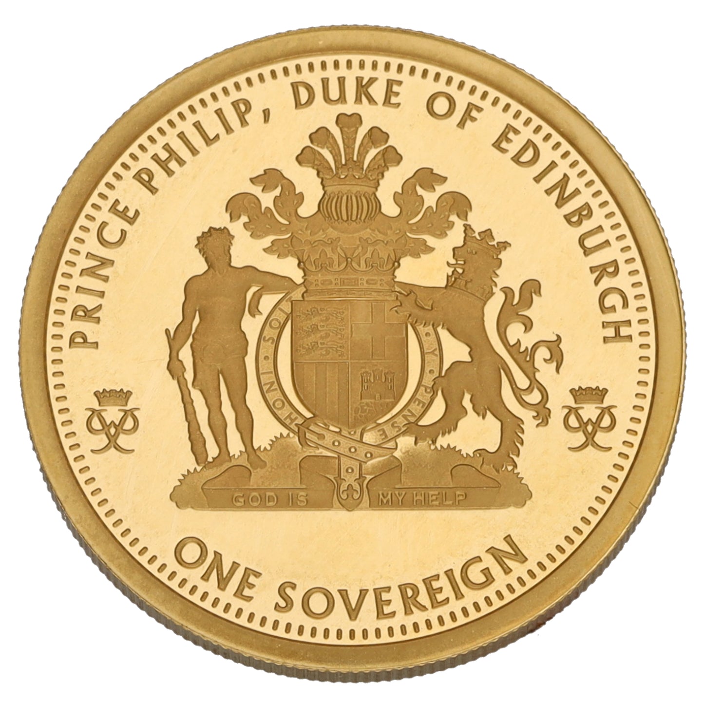 22ct Gold Prince Phillip Duke Of Edinburgh Full Sovereign Coin 2021