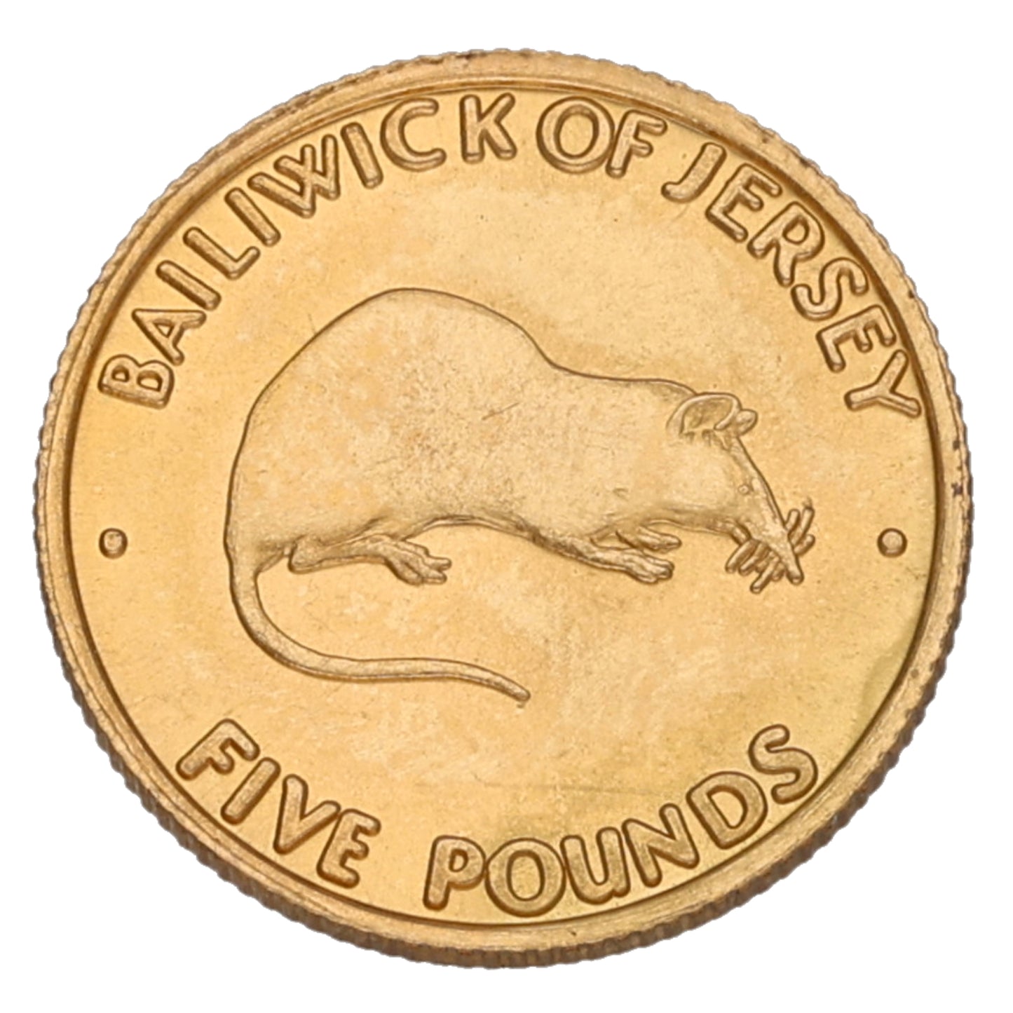 22ct Gold Queen Elizabeth II Silver Wedding Five Pounds Coin 1972