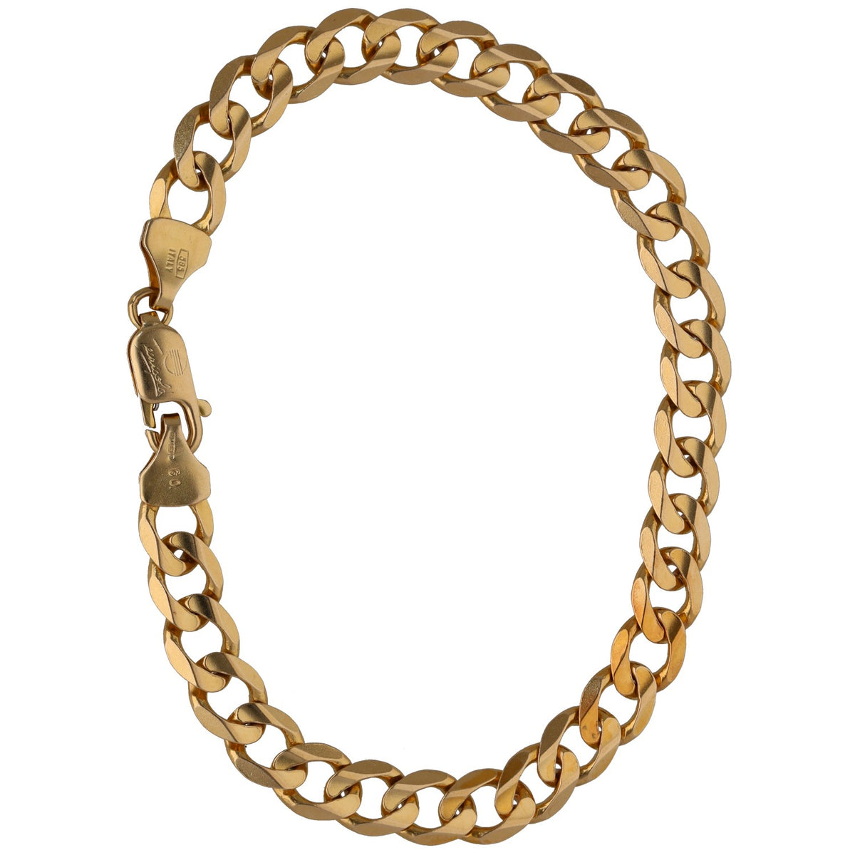 14ct Gold Curb Bracelet