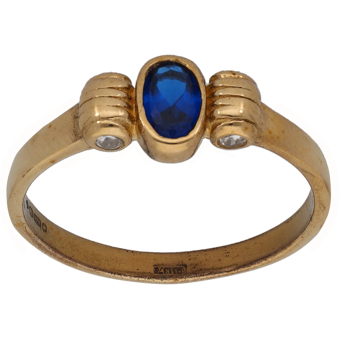 9ct Gold Imitation Dress/Cocktail Ring Size R