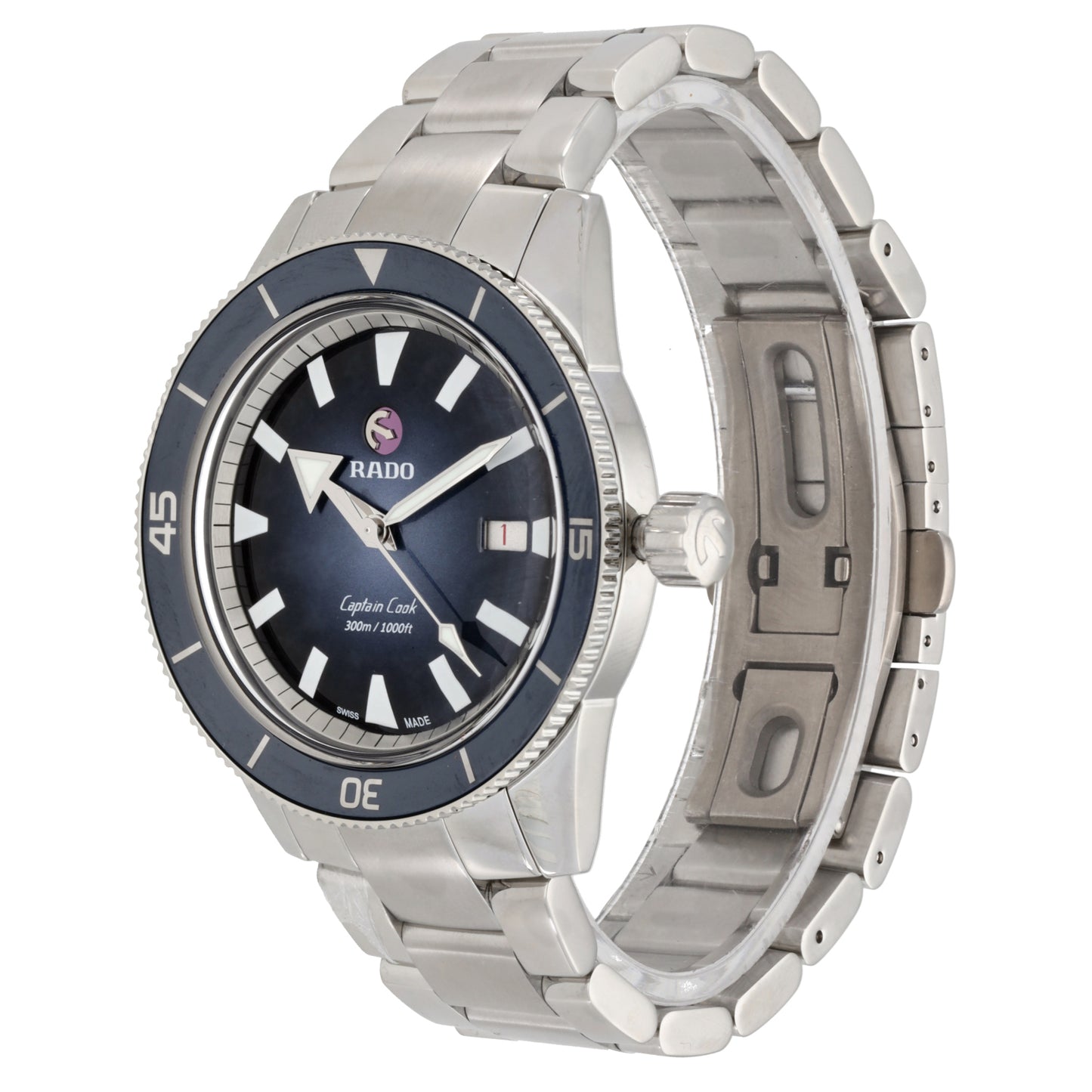 Rado Captain Cook 763.6105.3 42mm Stainless Steel Watch