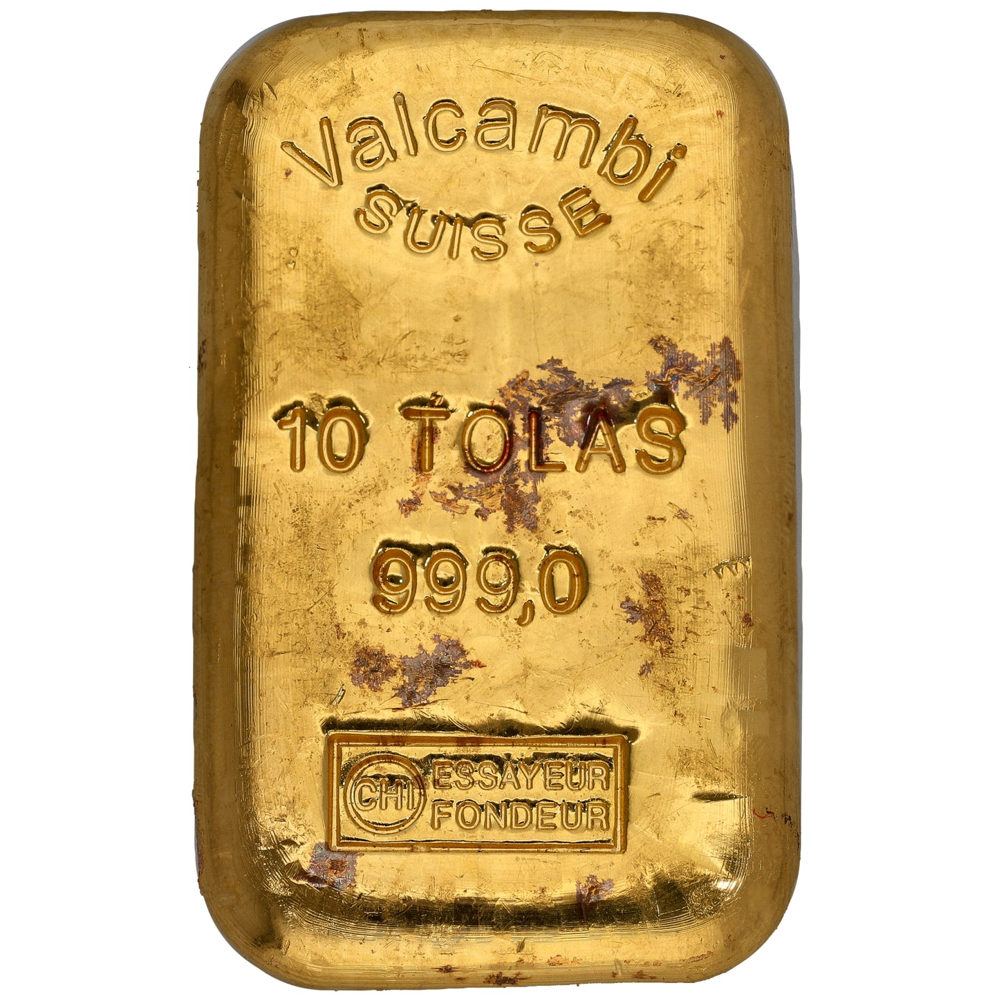 24ct 10 Tolas Gold Bar