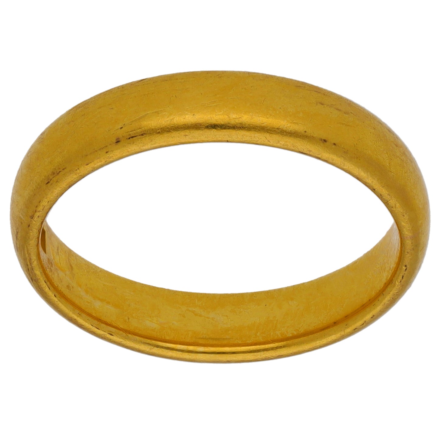 22ct Gold Plain Wedding Ring Size N