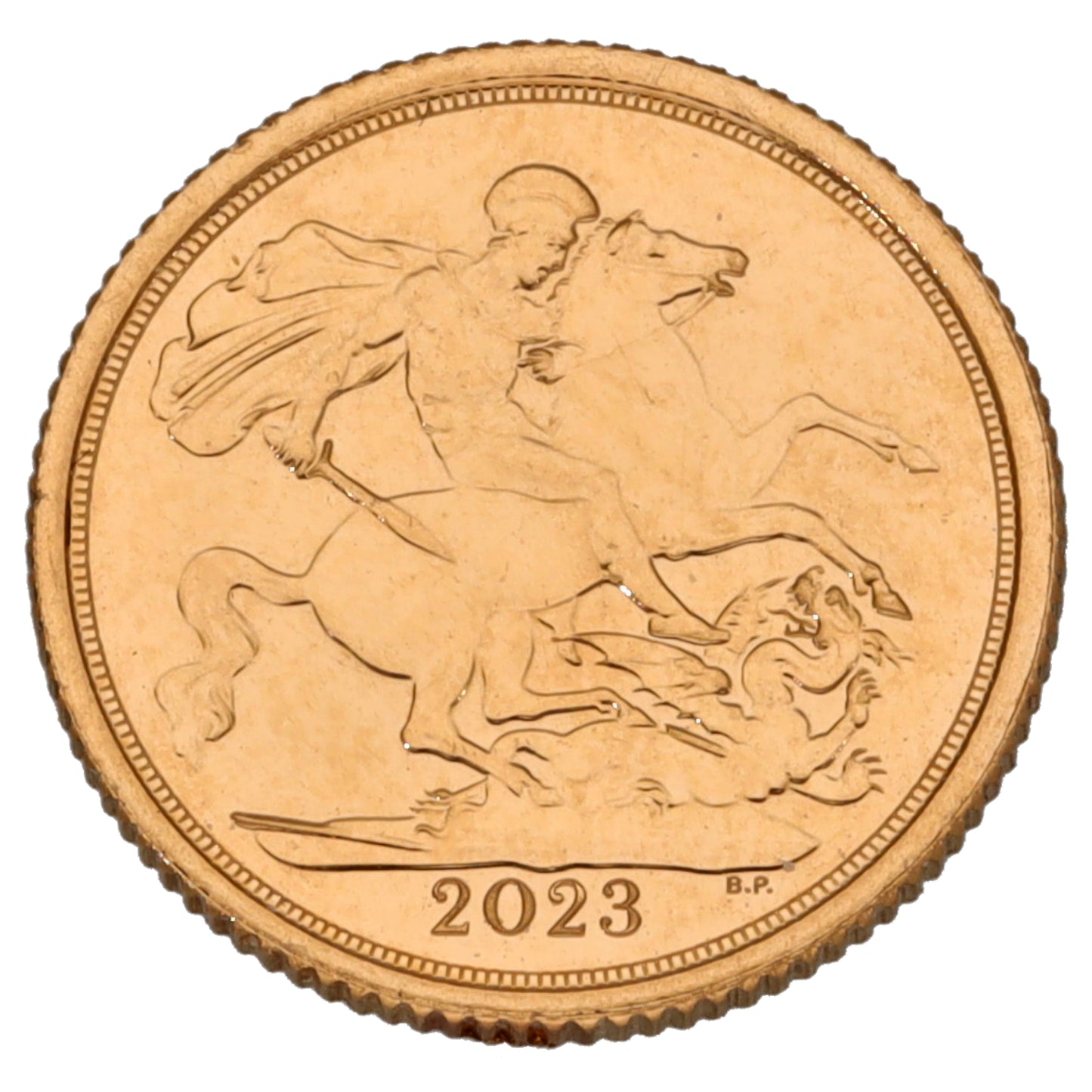 22ct Gold King Charles III Quarter Sovereign Coin 2023