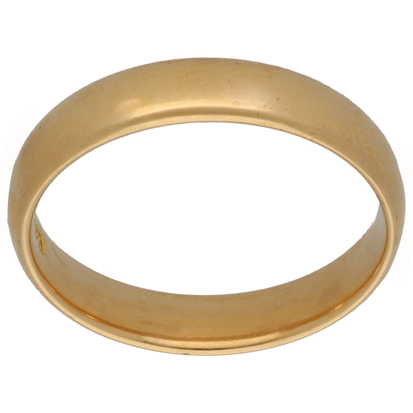 18ct Gold Plain Wedding Ring Size Q