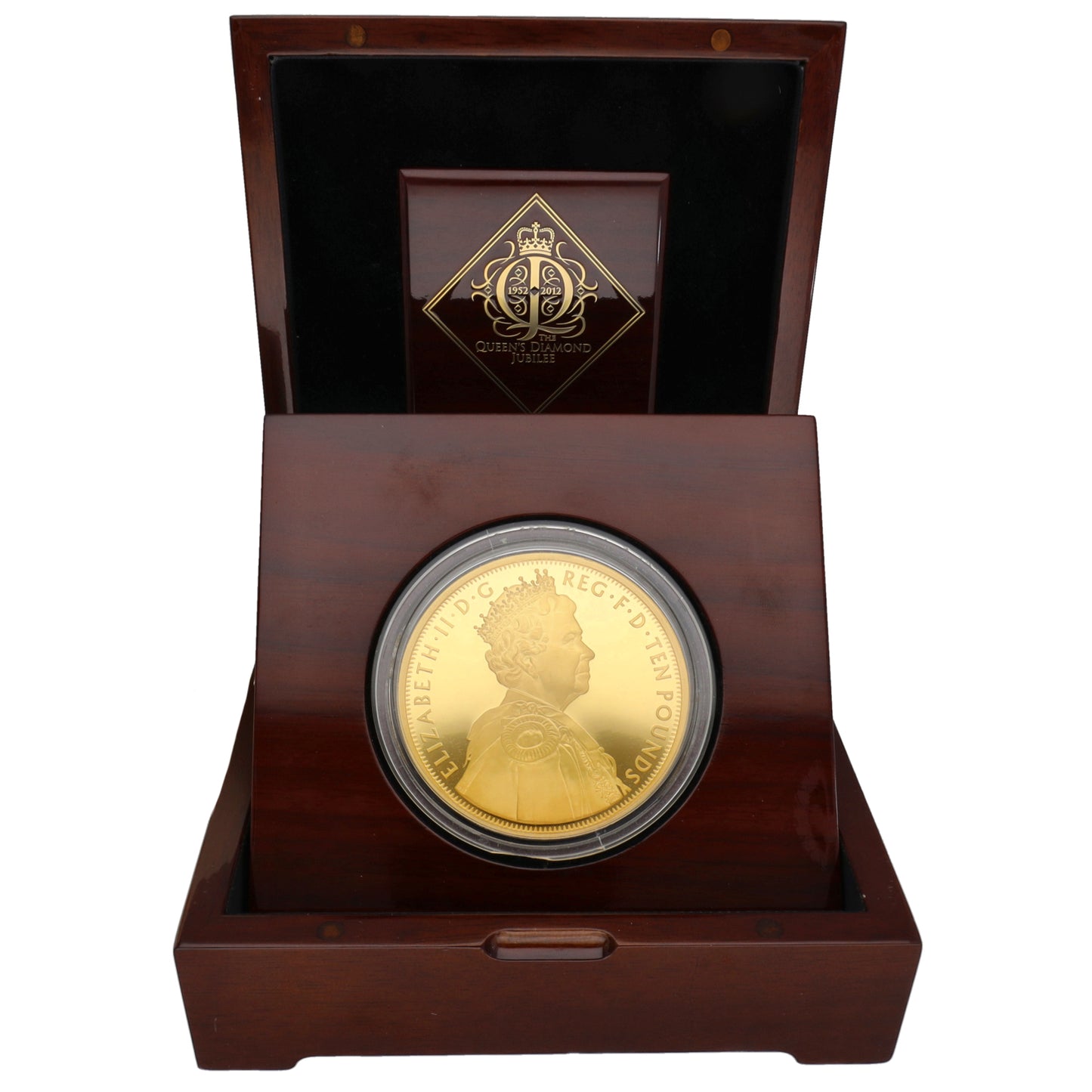 24ct Gold Queen Elizabeth II Diamond Jubilee 5 OZ Coin 2012