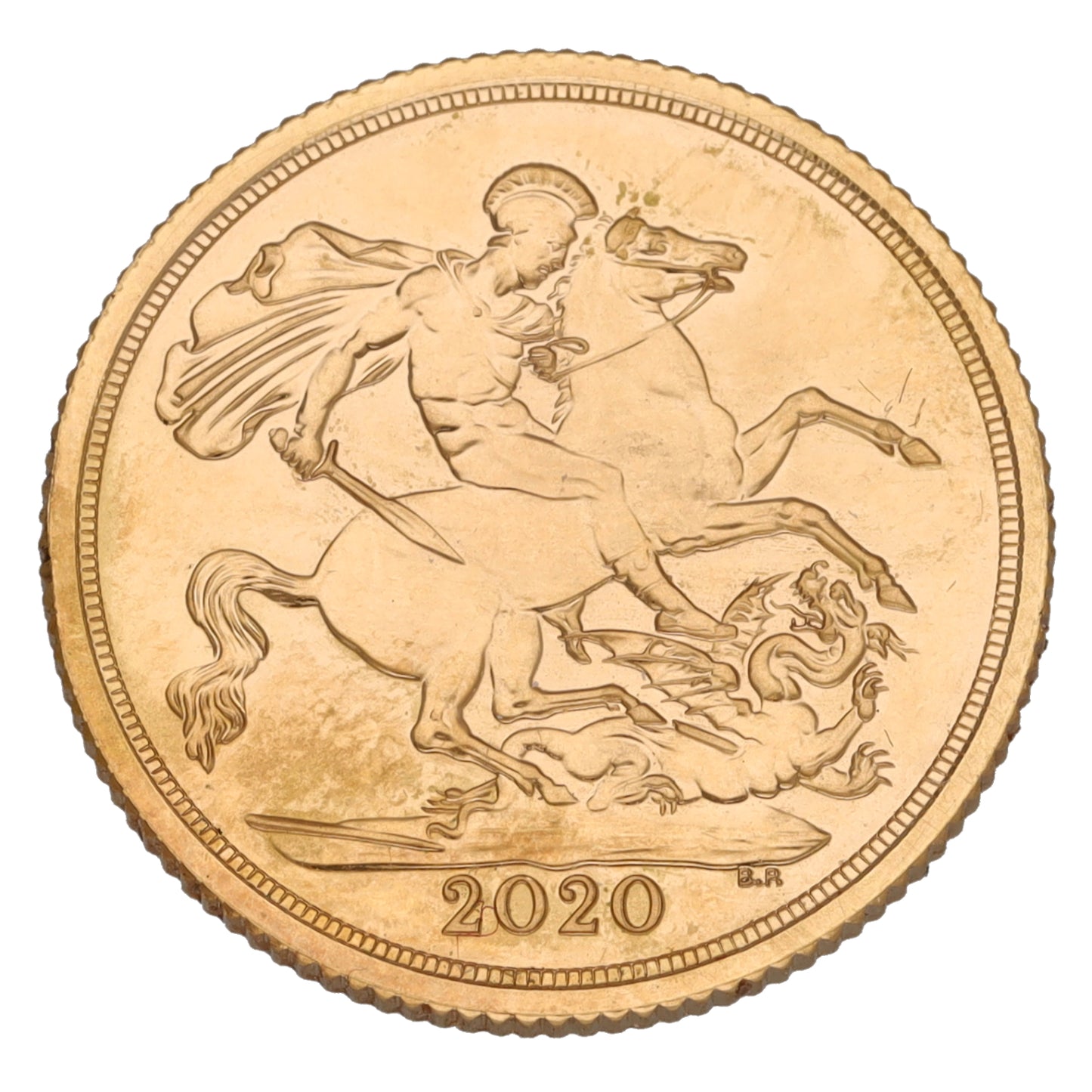 22ct Gold Queen Elizabeth II Full Sovereign Coin 2020