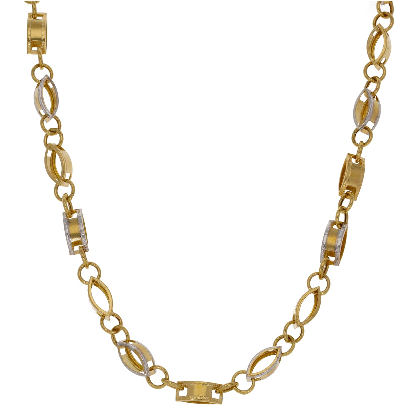 14ct Bi-Colour Gold Other Chain 26"