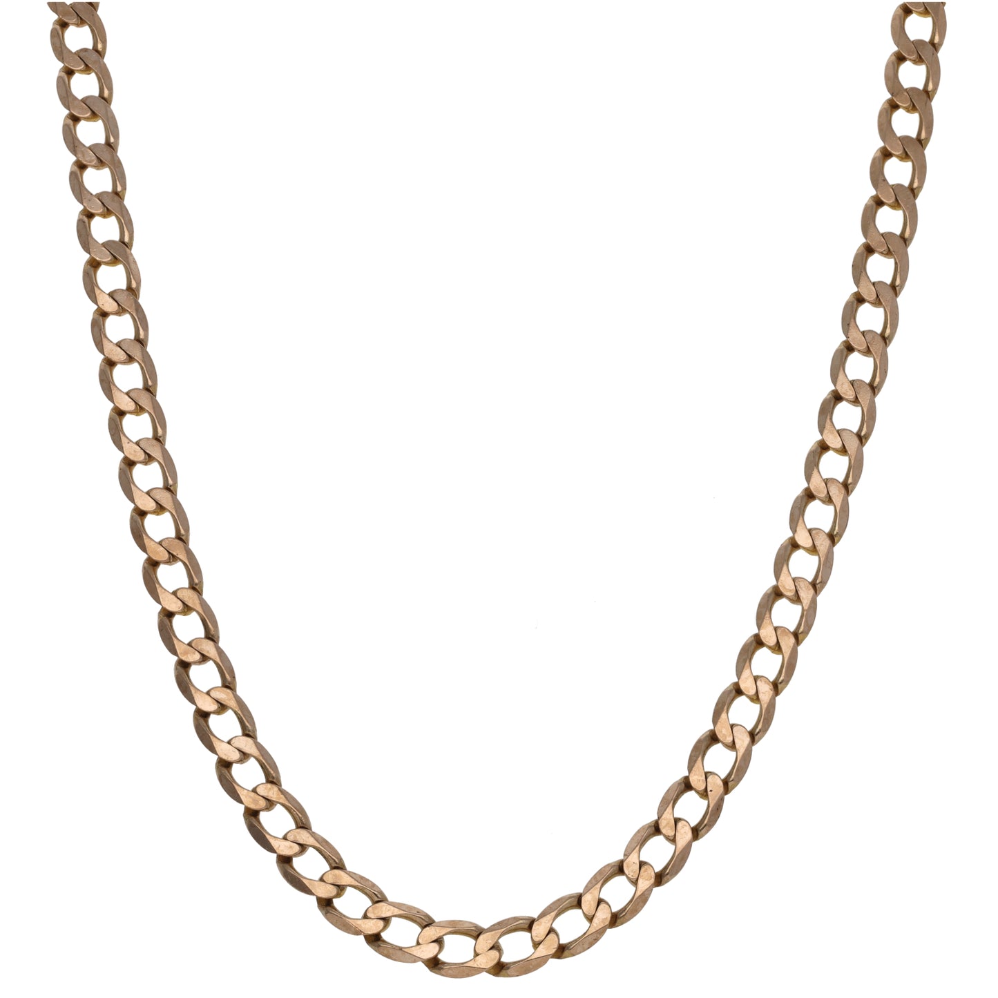 9ct Gold Curb Chain 20"