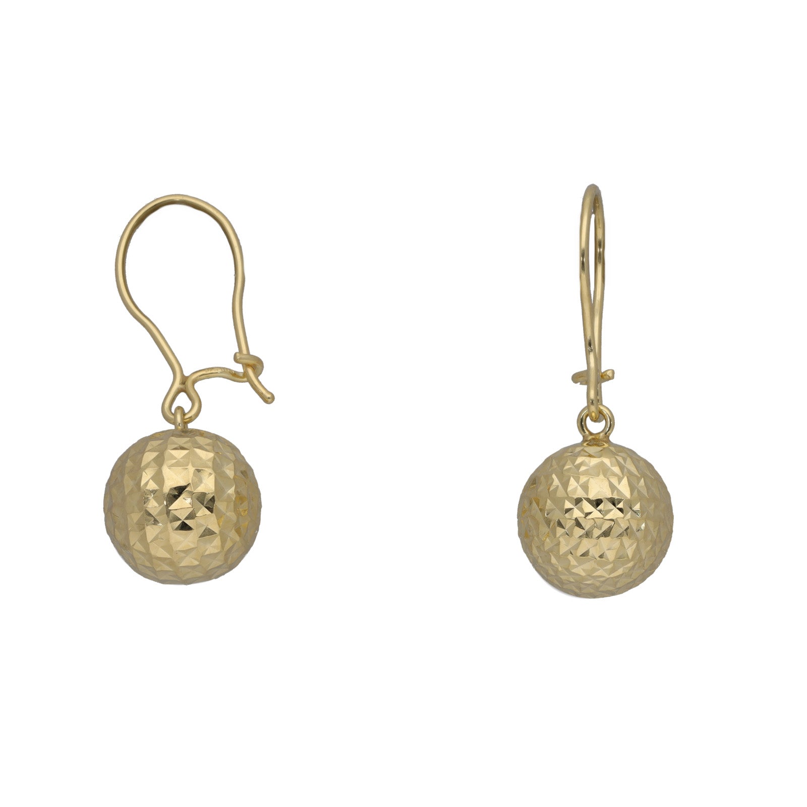 New 9ct Gold Ball Drop/Dangle Earrings H&T