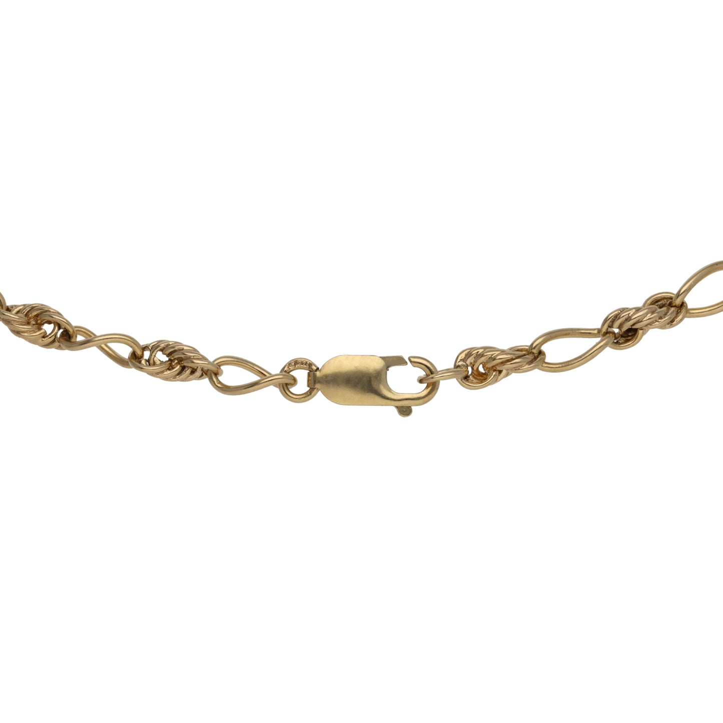 9ct Gold Fancy Necklace 22"