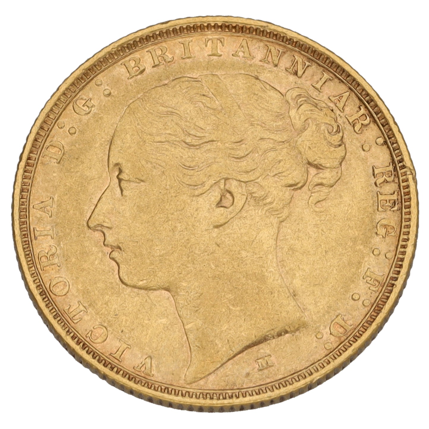 22ct Gold Queen Victoria Full Sovereign Coin 1885