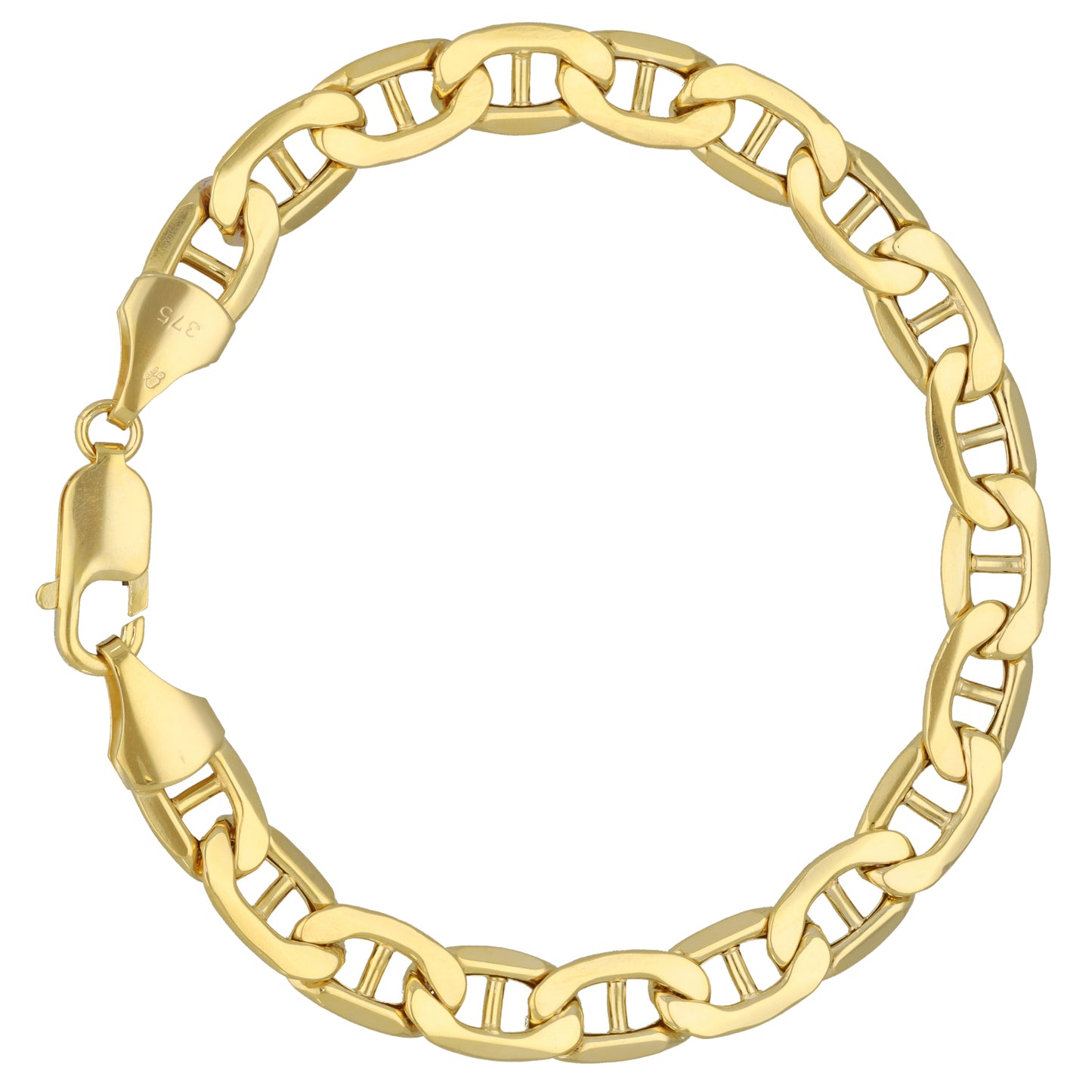 New 9ct Gold Anchor Bracelet