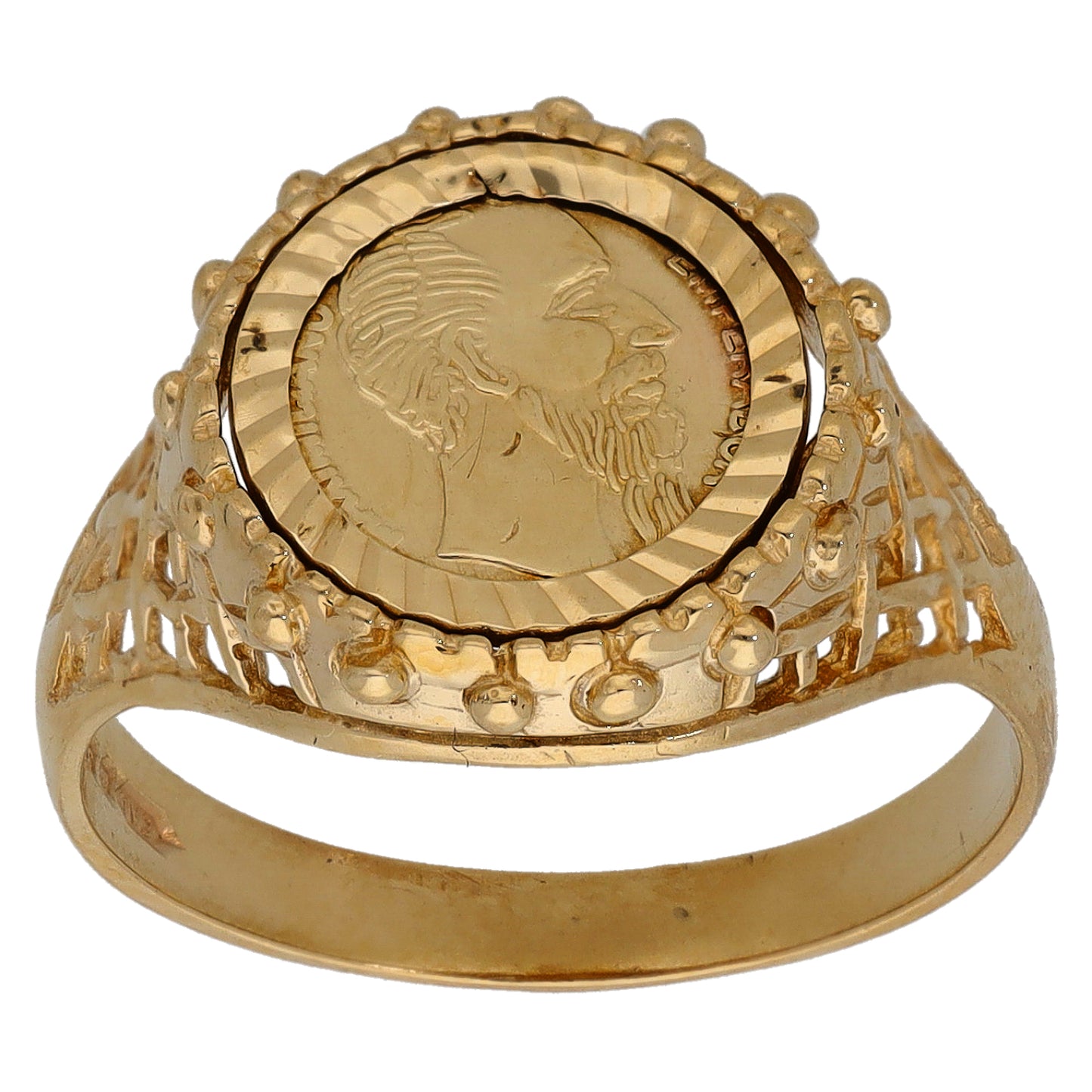 9ct Gold Alternative Ring Size O