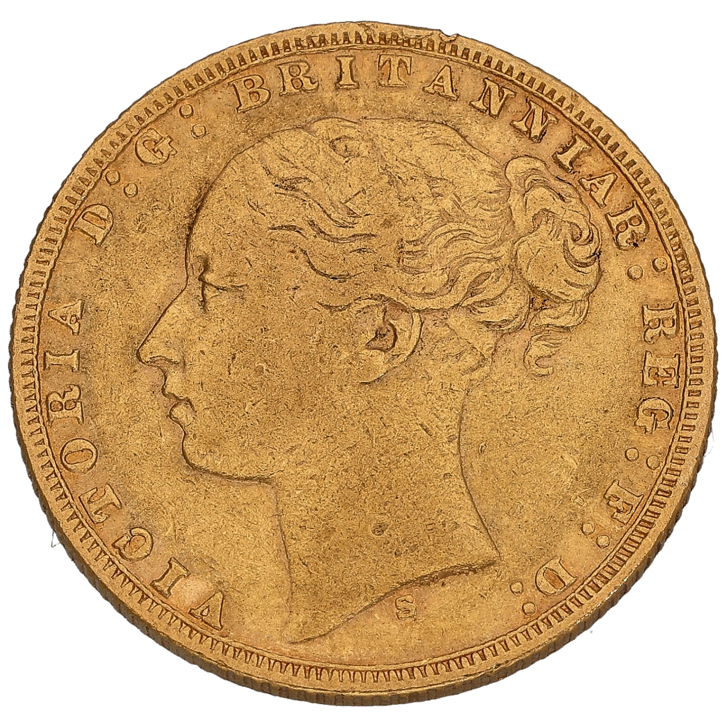 22ct Gold Queen Victoria Full Sovereign Coin 1875