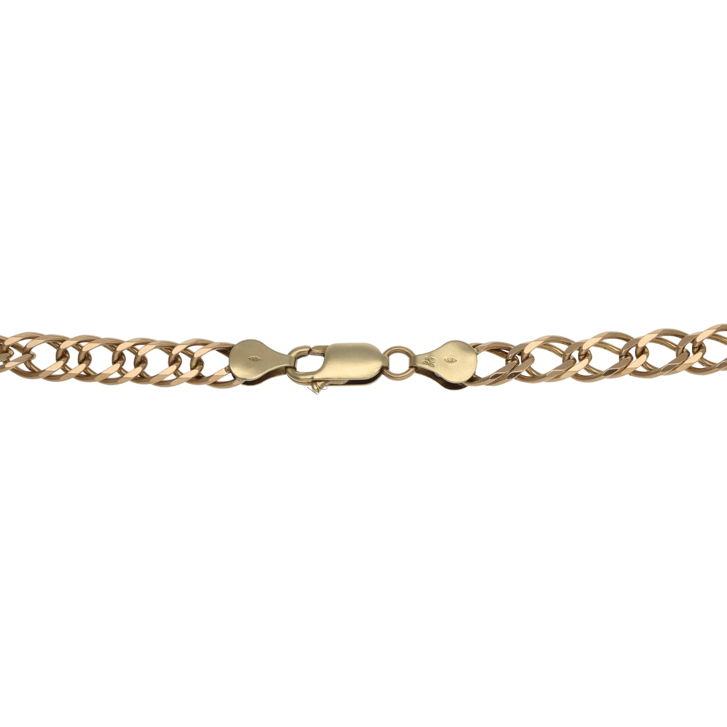 9ct Gold Double Curb Chain 28"
