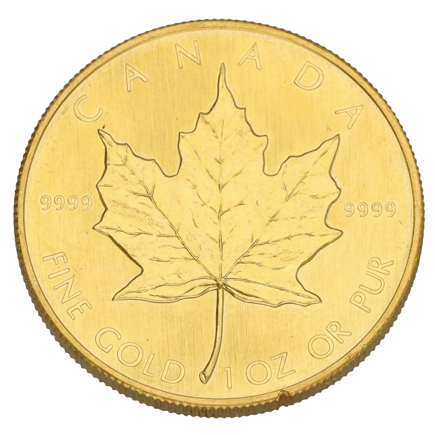24ct Gold Canada Maple 1 OZ Coin 1984