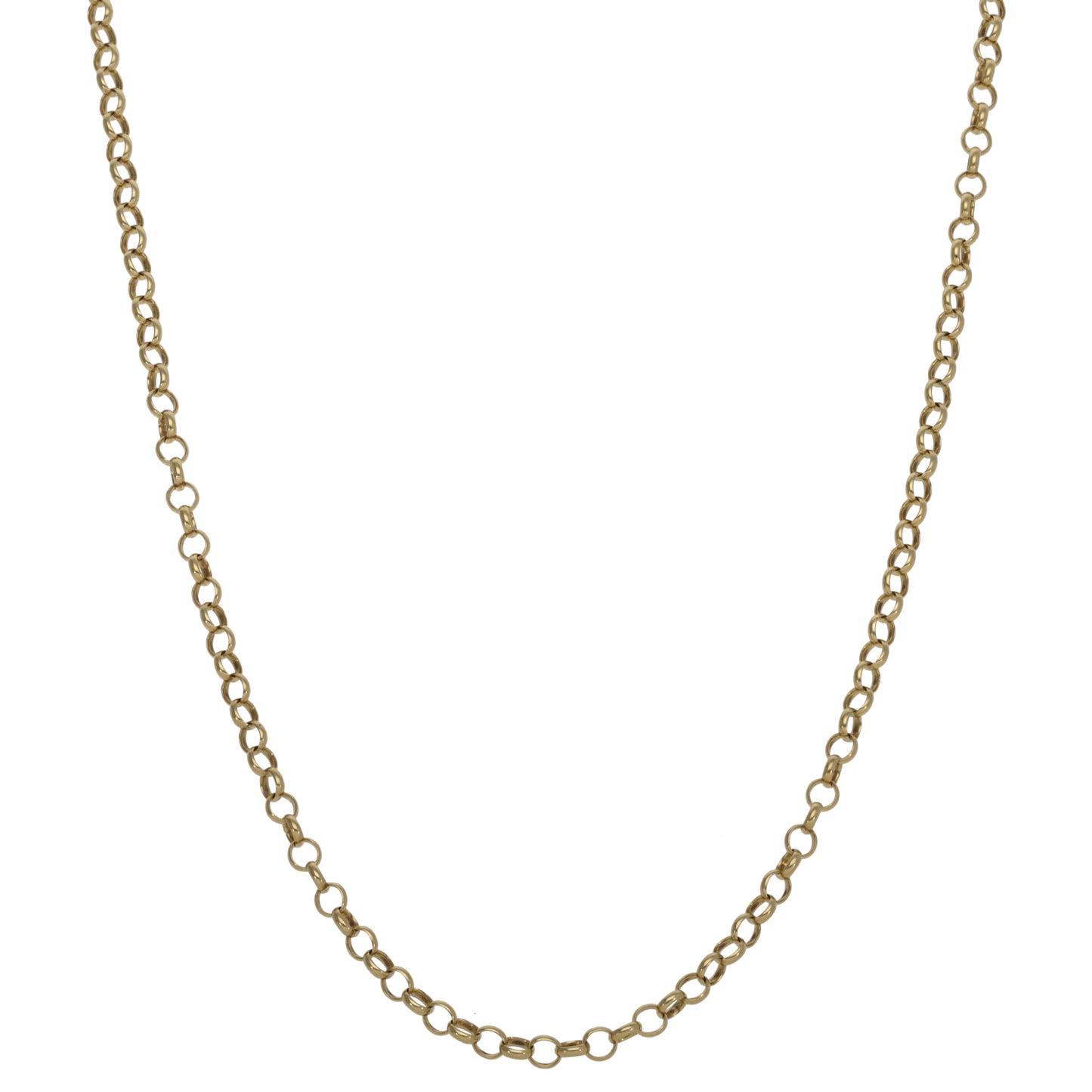 9ct Gold Belcher Chain 22"