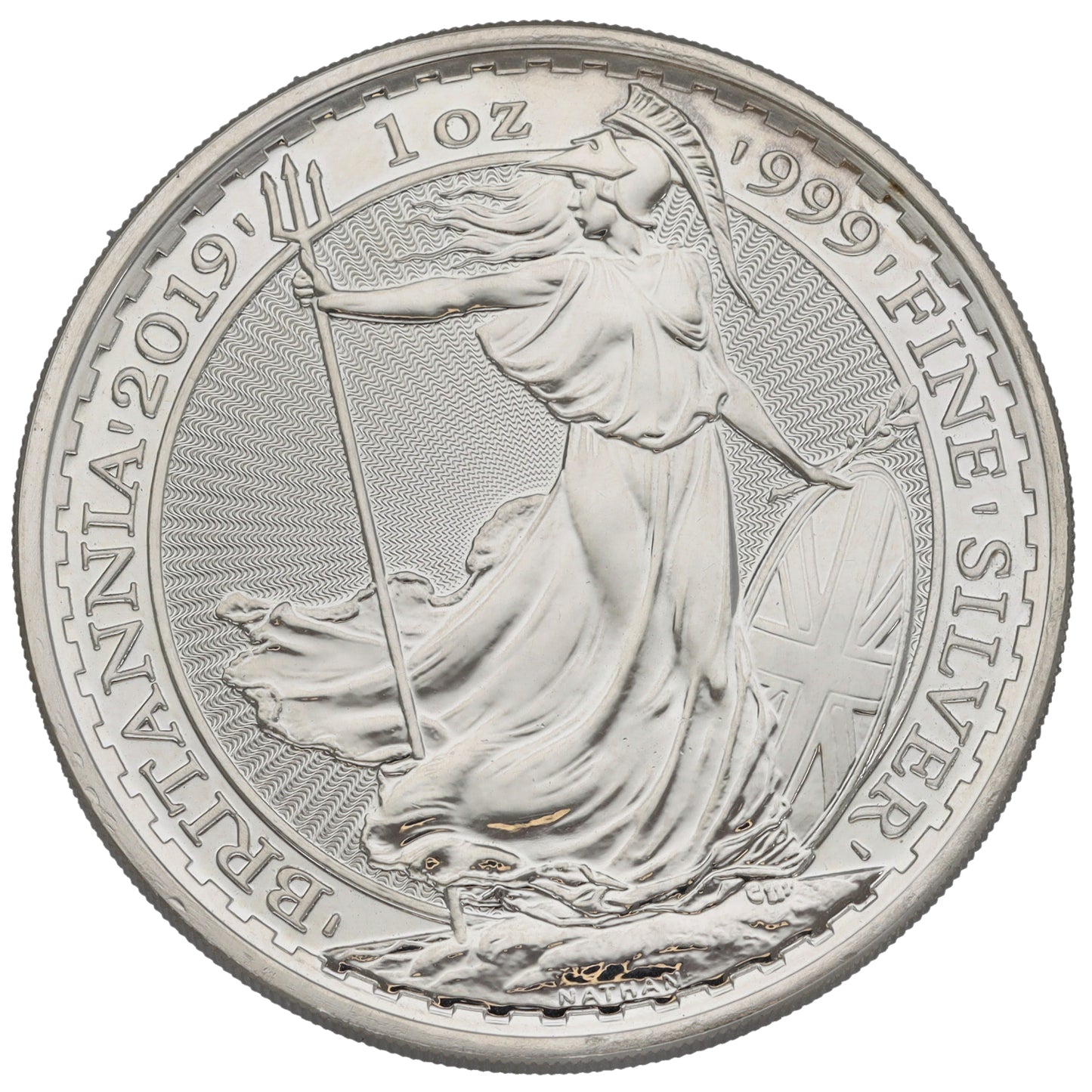 Fine Silver Queen Elizabeth II 1 OZ Britannia Coin 2019