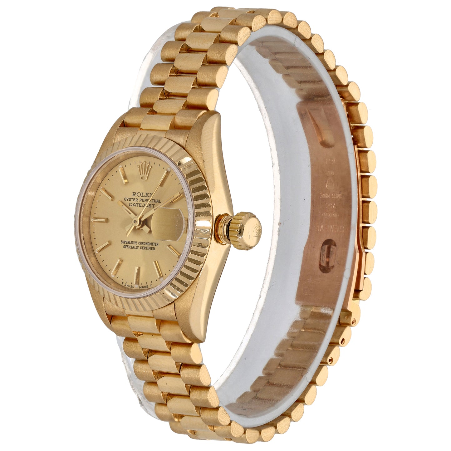 Rolex Lady Datejust 69178 26mm Gold Watch