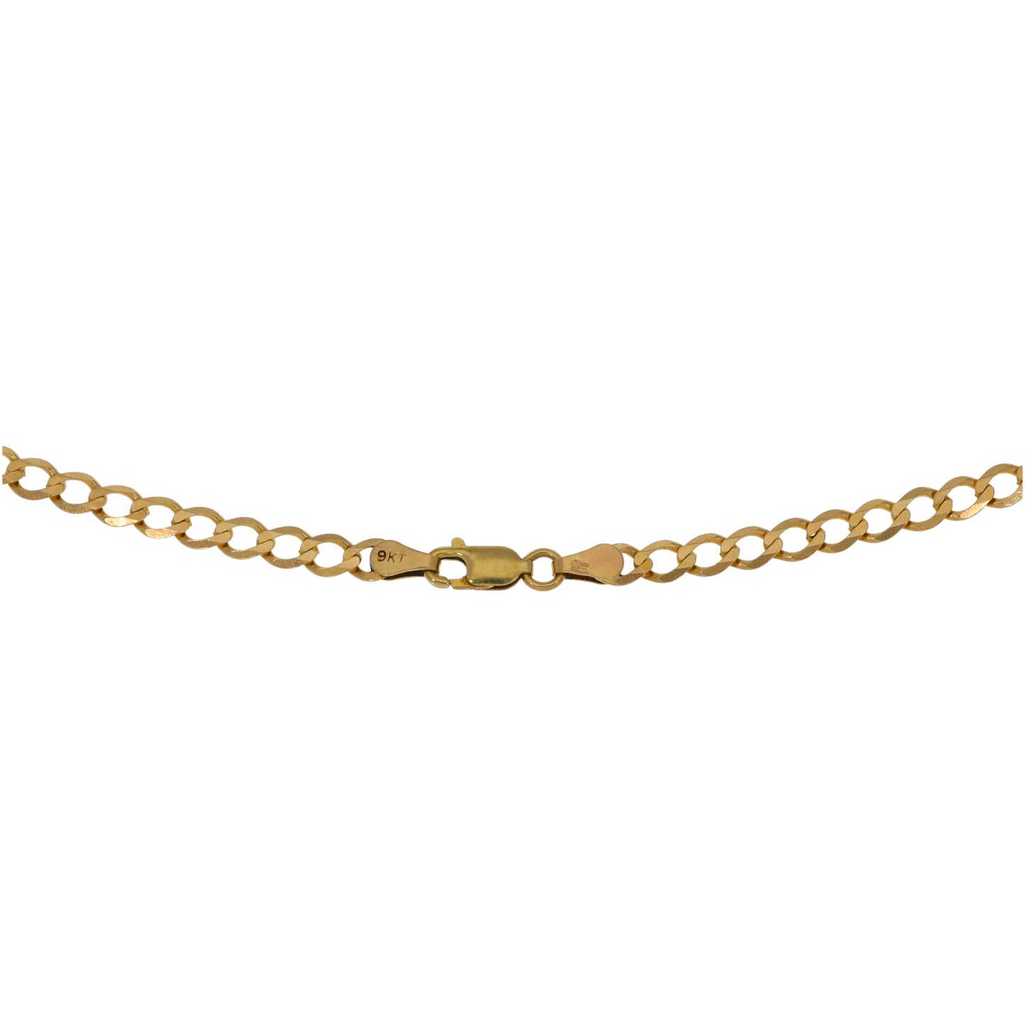 9ct Gold Curb Chain 24"