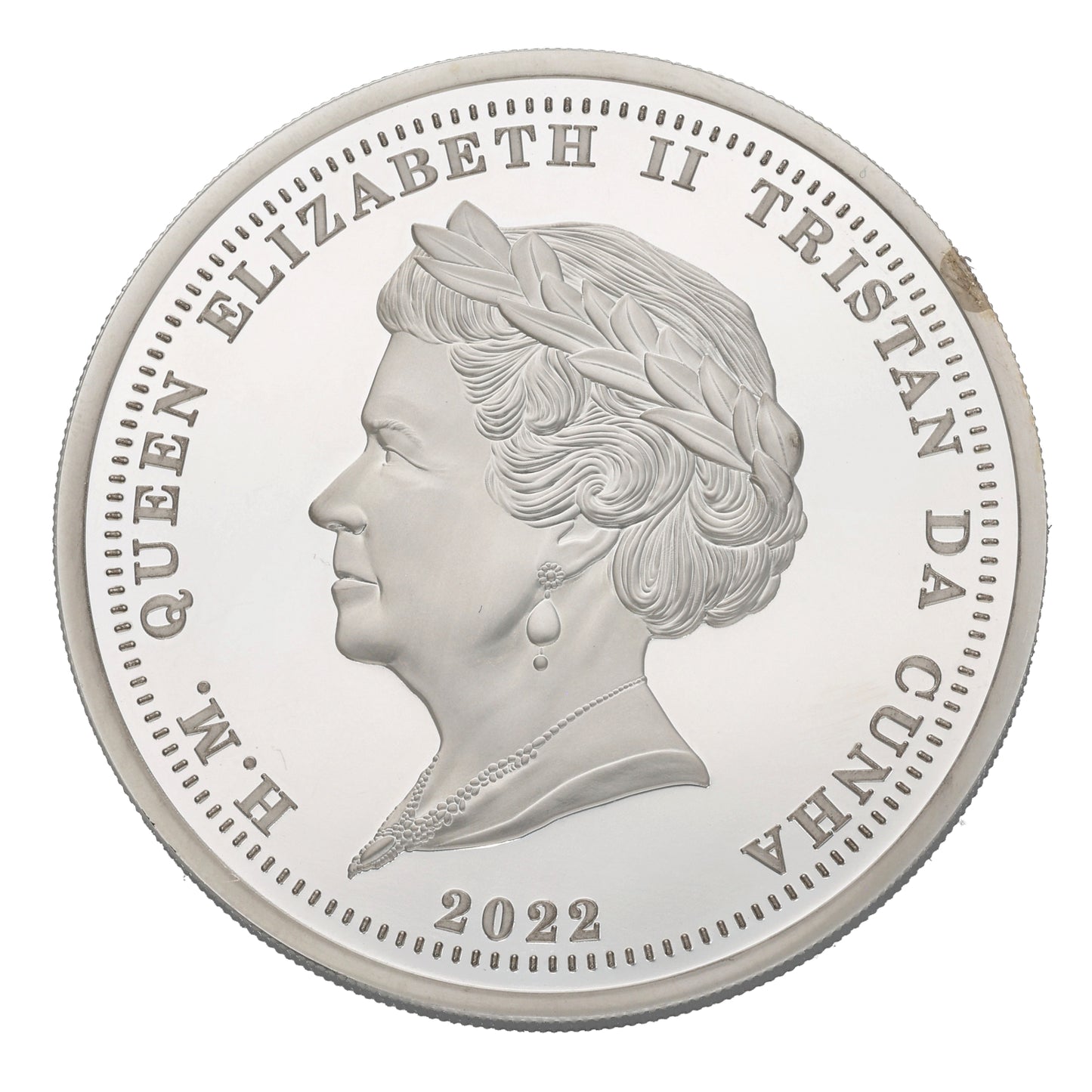 Silver Queen Elizabeth II Twenty Laurels Coin 2022