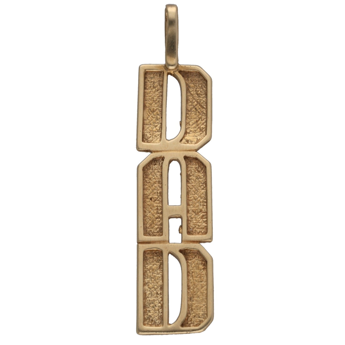 9ct Gold Dad Pendant