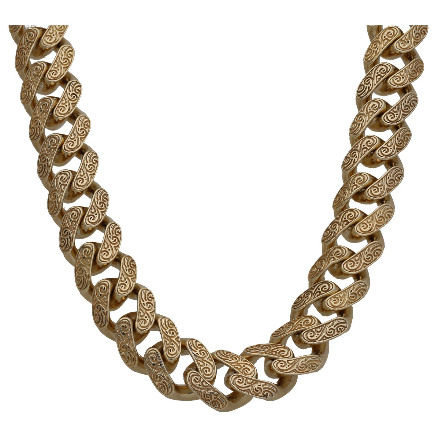 9ct Gold Curb Chain 28"