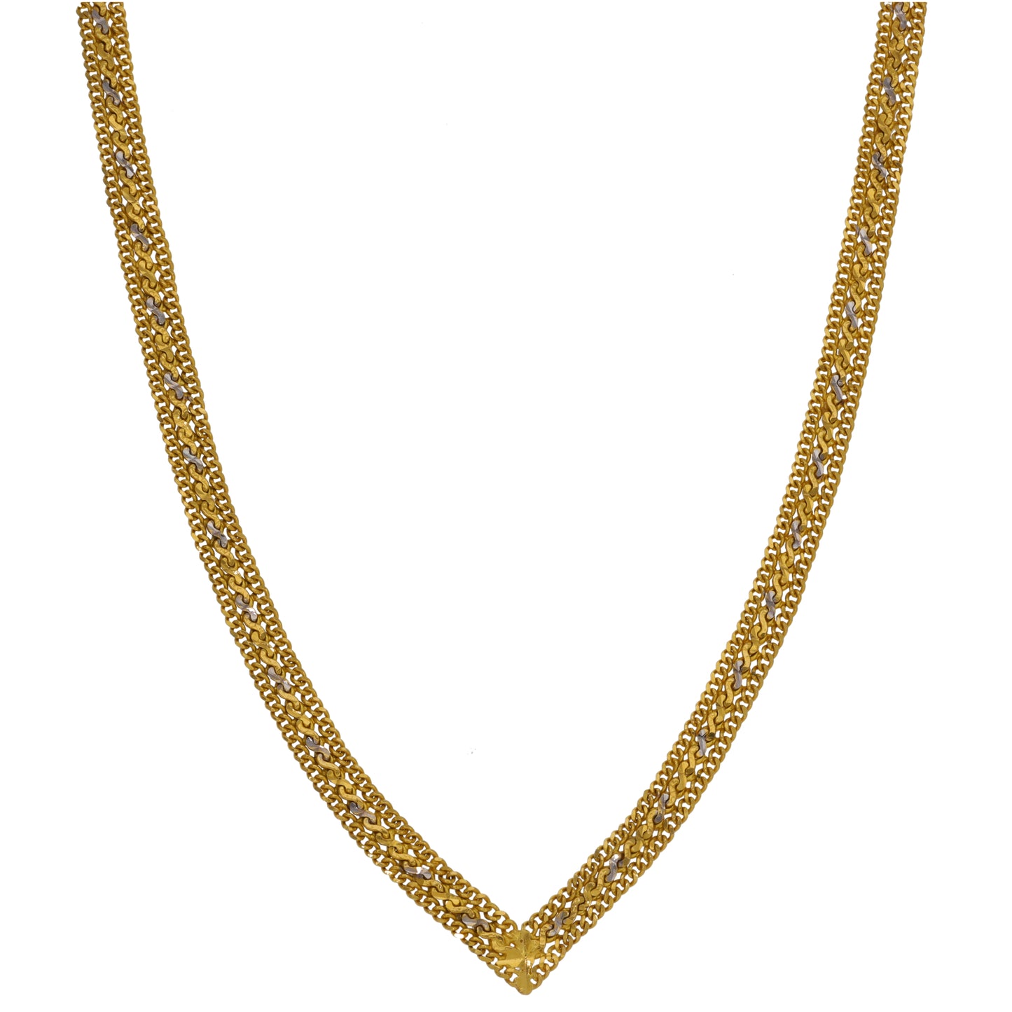 22ct Gold Fancy Necklace 18"