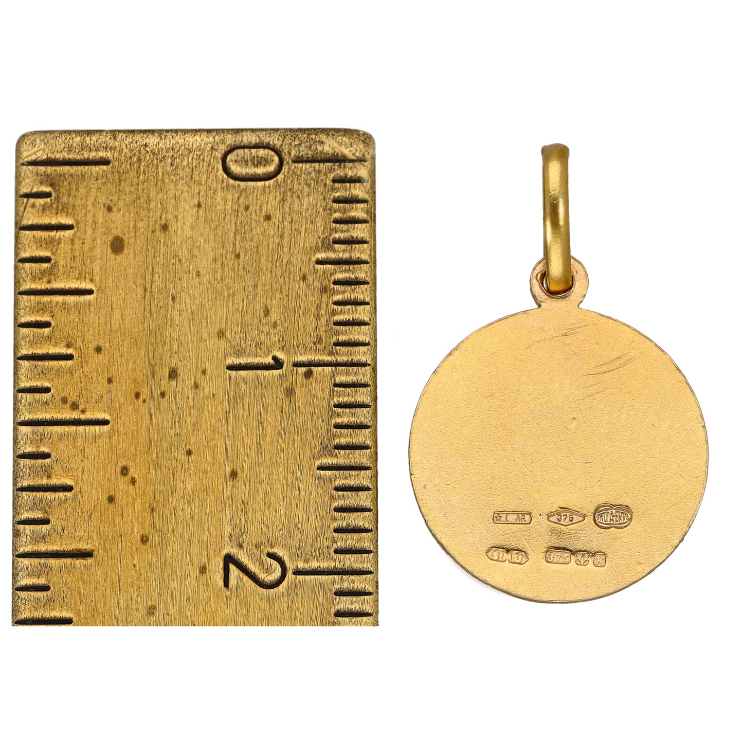 9ct Gold St Christopher Pendant
