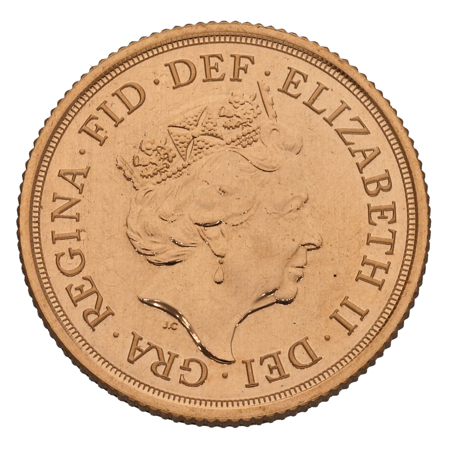 22ct Gold Queen Elizabeth II Full Sovereign Coin 2018