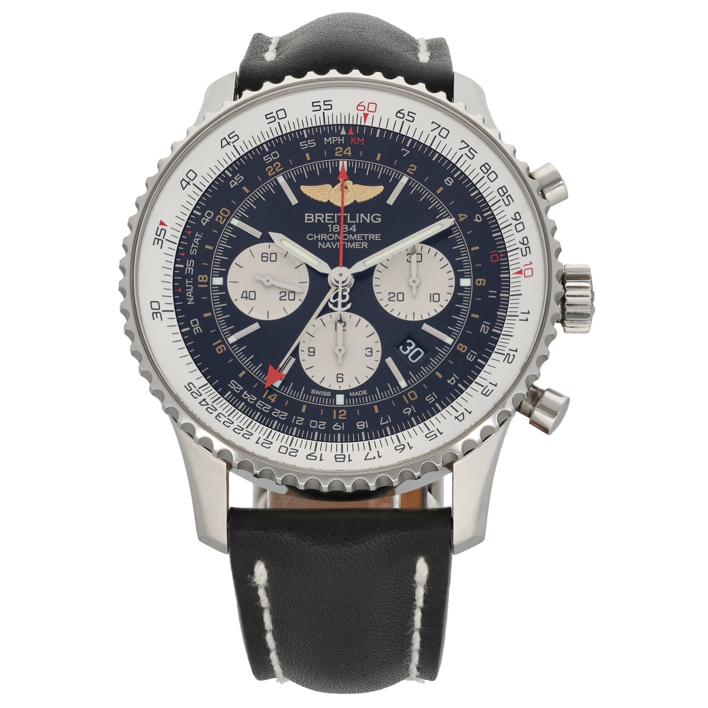 Breitling Navitimer AB0441 48mm Stainless Steel Watch