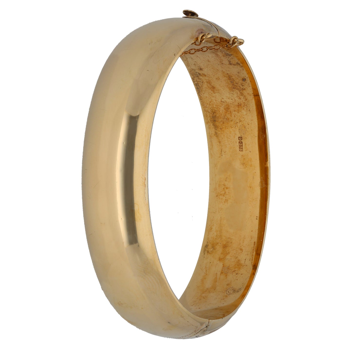 9ct Gold Hinged/Clasp Bangle