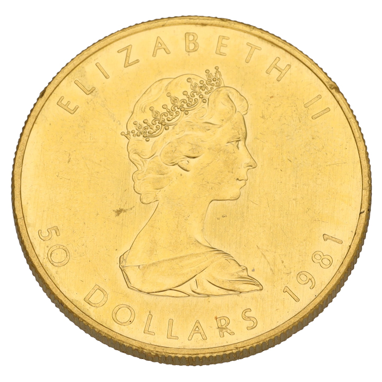 24ct Gold Canada Maple 1 OZ Coin 1981