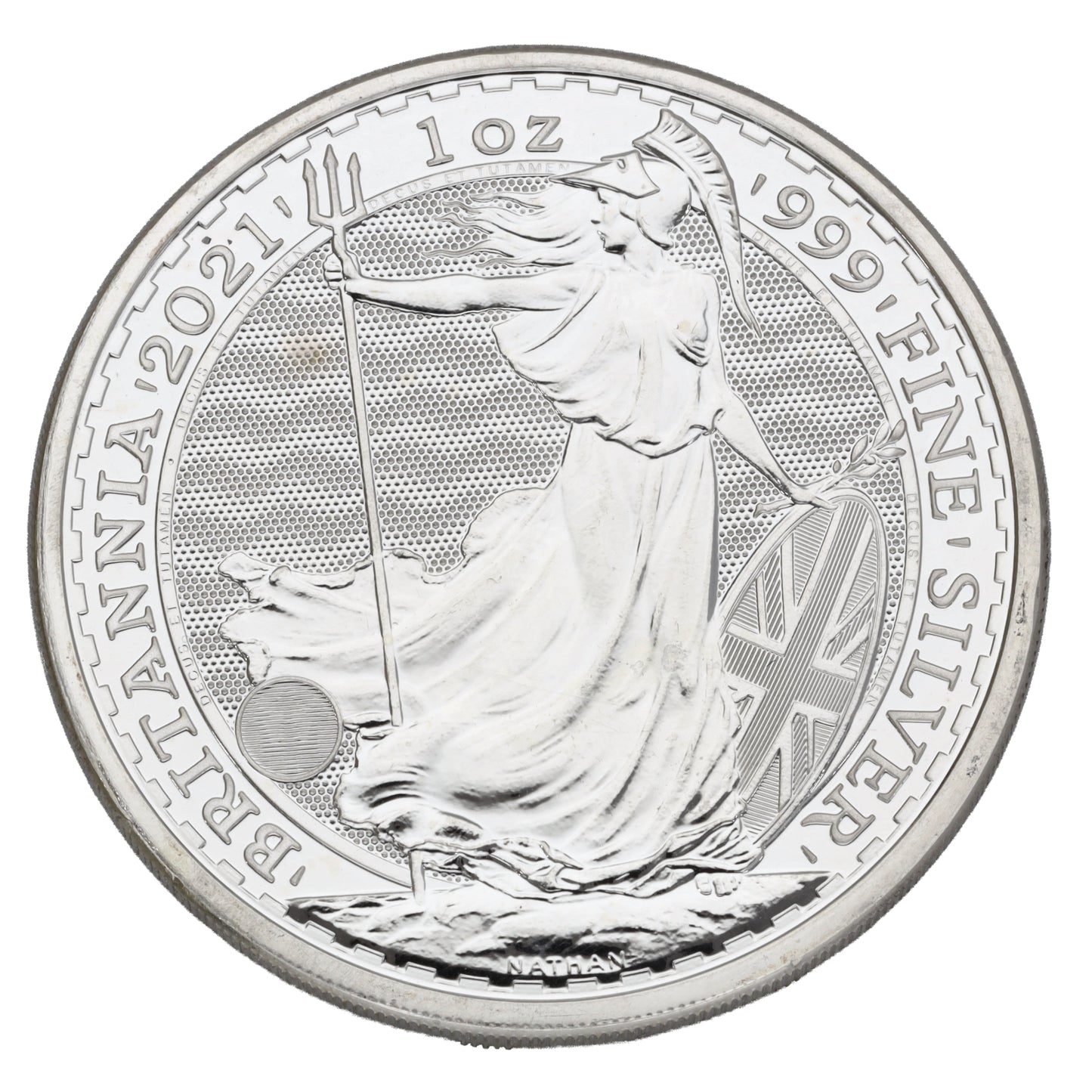 Fine Silver Queen Elizabeth II 1 OZ Britannia Coin 2021