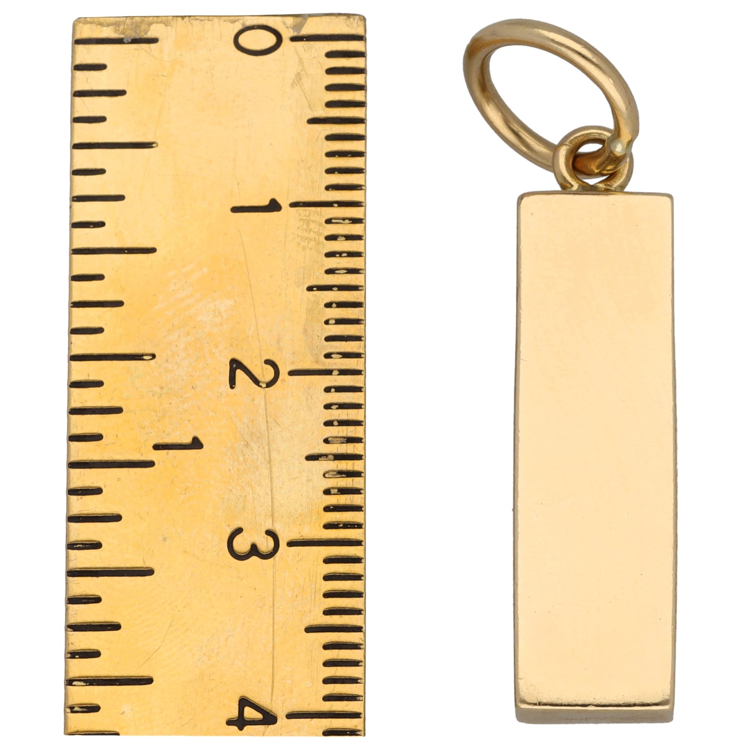 9ct Gold Ingot Pendant