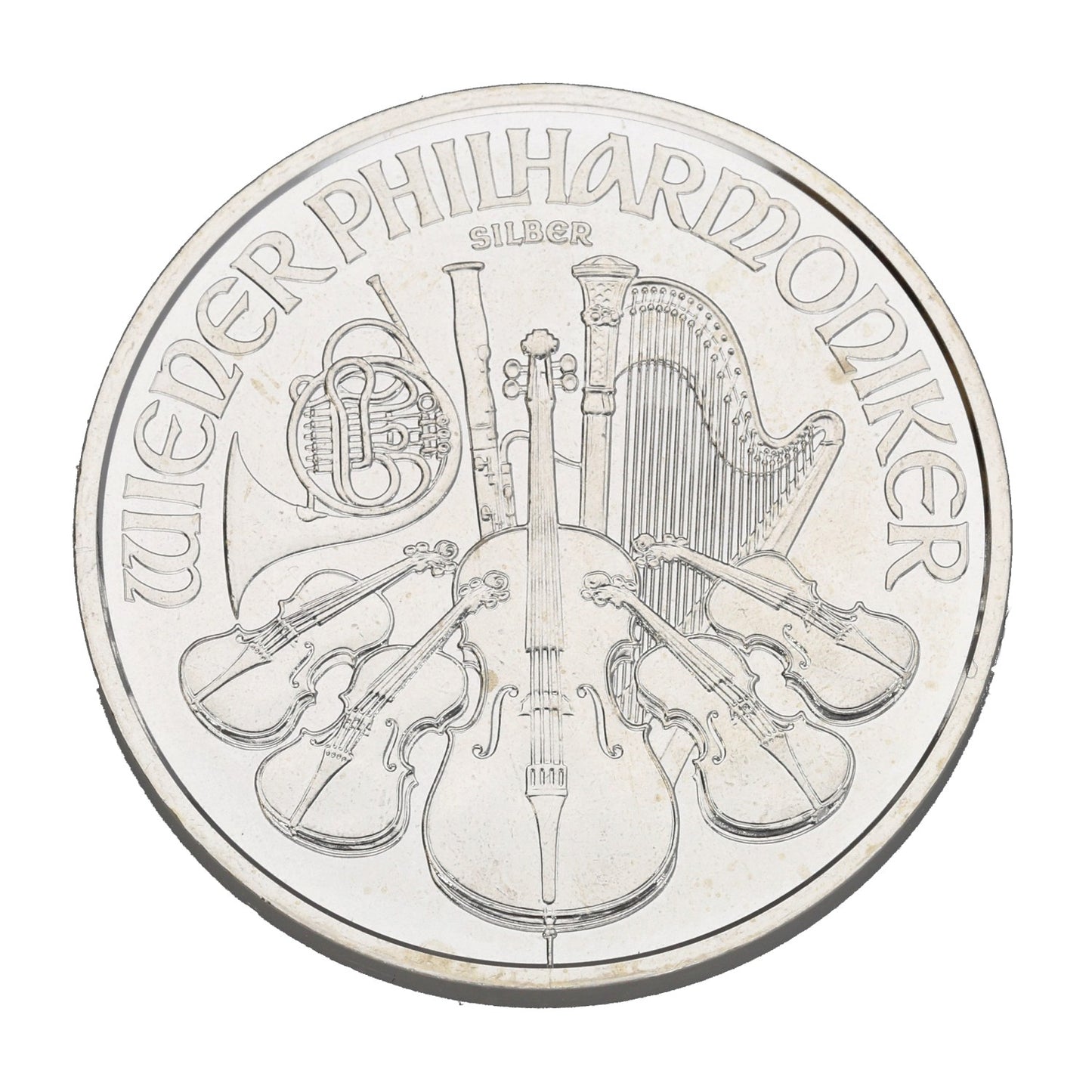 Fine Silver Austrian Philharmonic 1 OZ Coin 2021