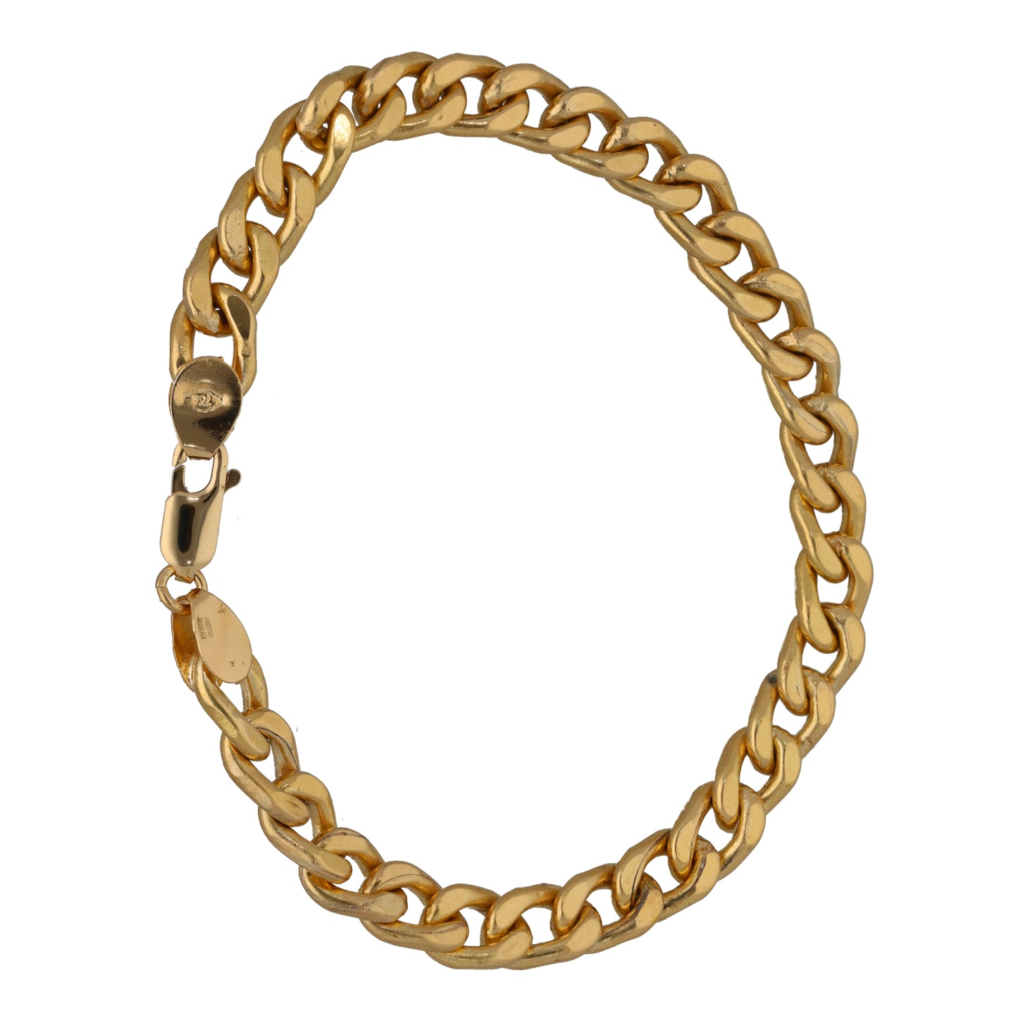 14ct Gold Curb Bracelet